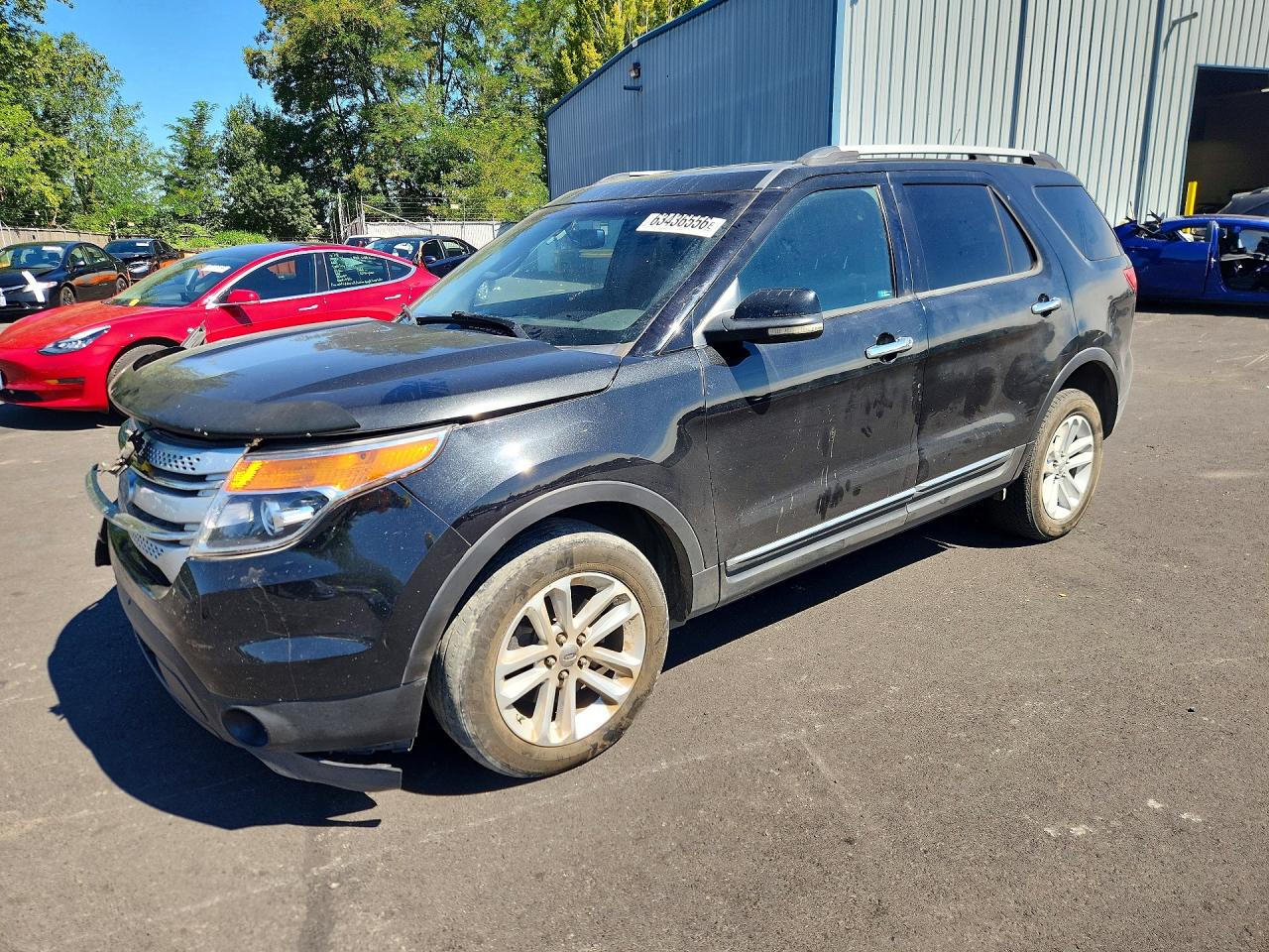 2011 Ford Explorer Xlt Black vin: 1FMHK8D89BGA43947