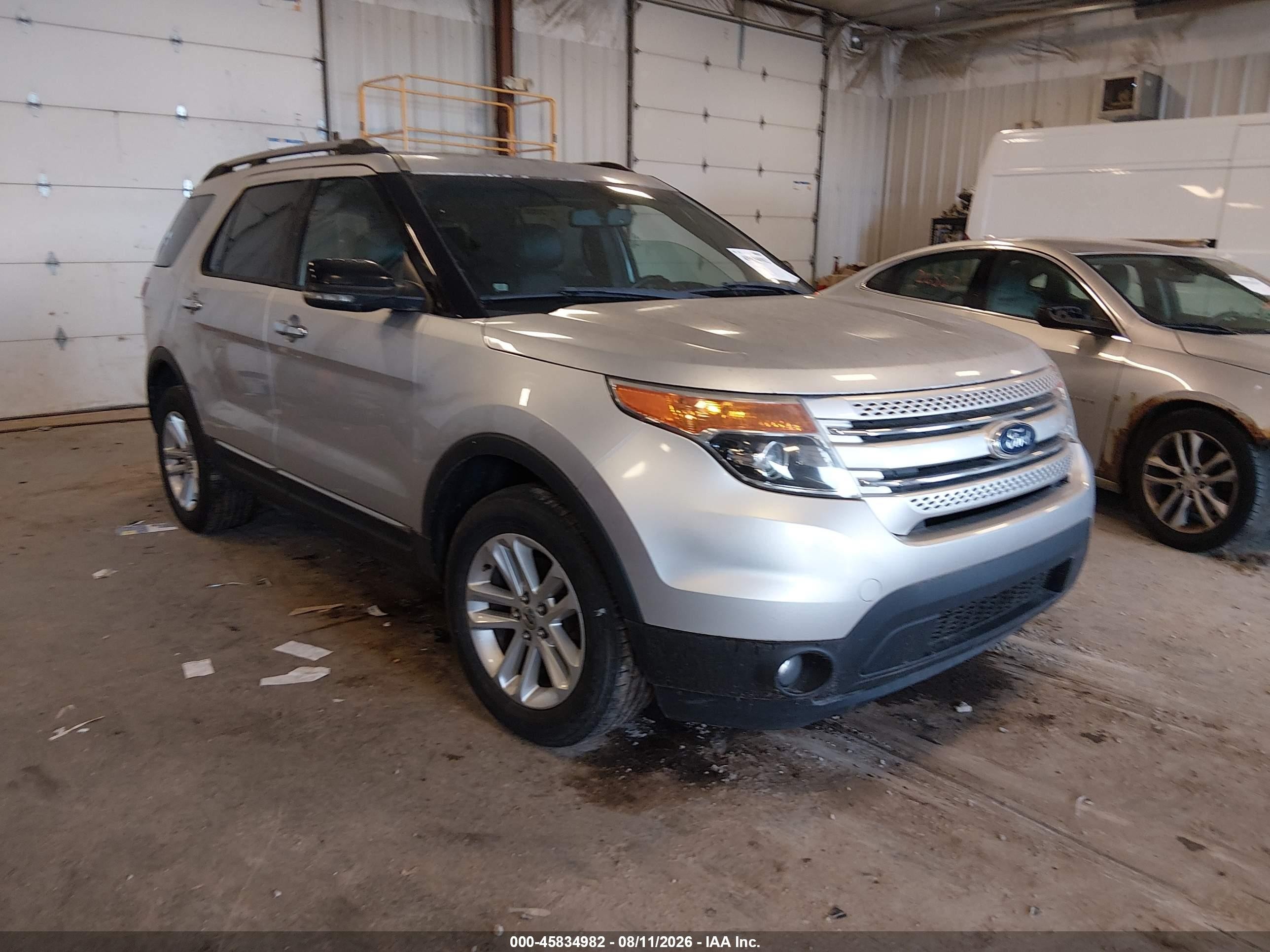 2011 Ford Explorer Xlt Silver vin: 1FMHK8D89BGA46038