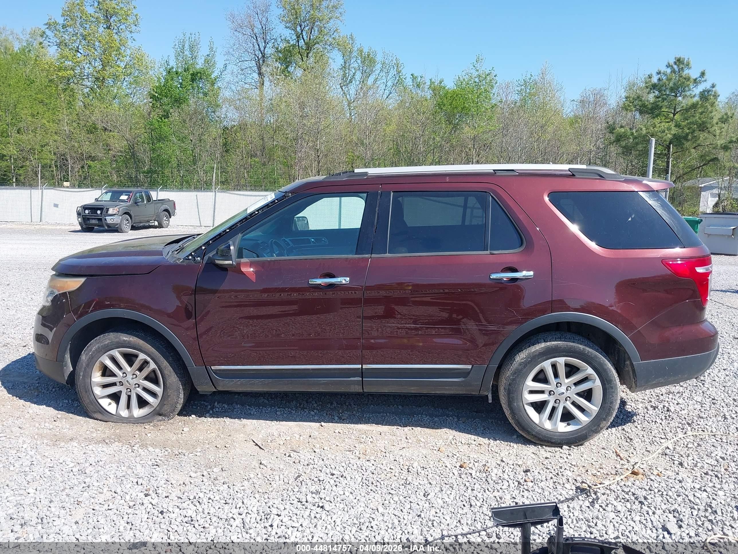 2012 Ford Explorer Xlt Red vin: 1FMHK8D89CGA10769