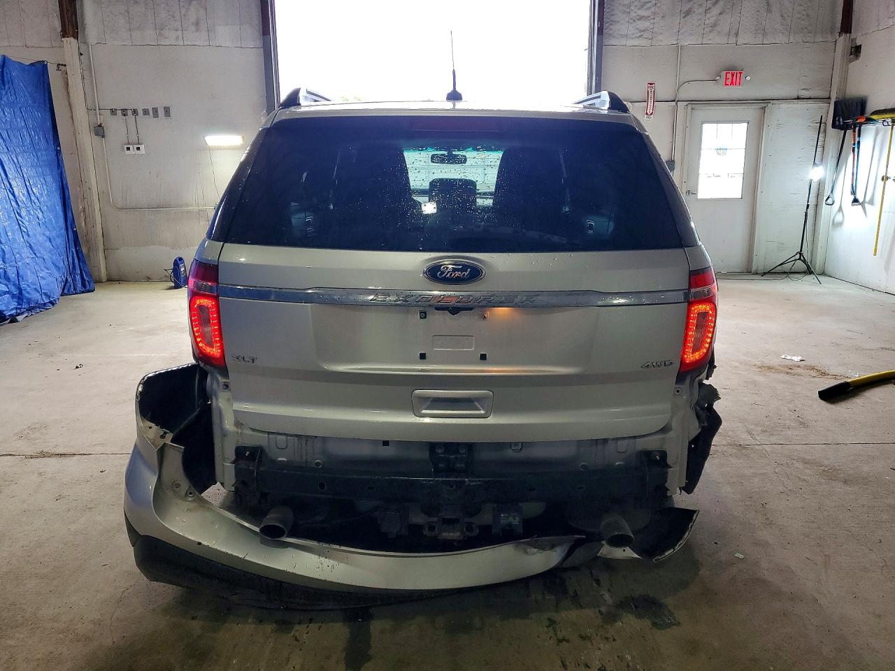 2012 Ford Explorer Xlt Silver vin: 1FMHK8D89CGA18774