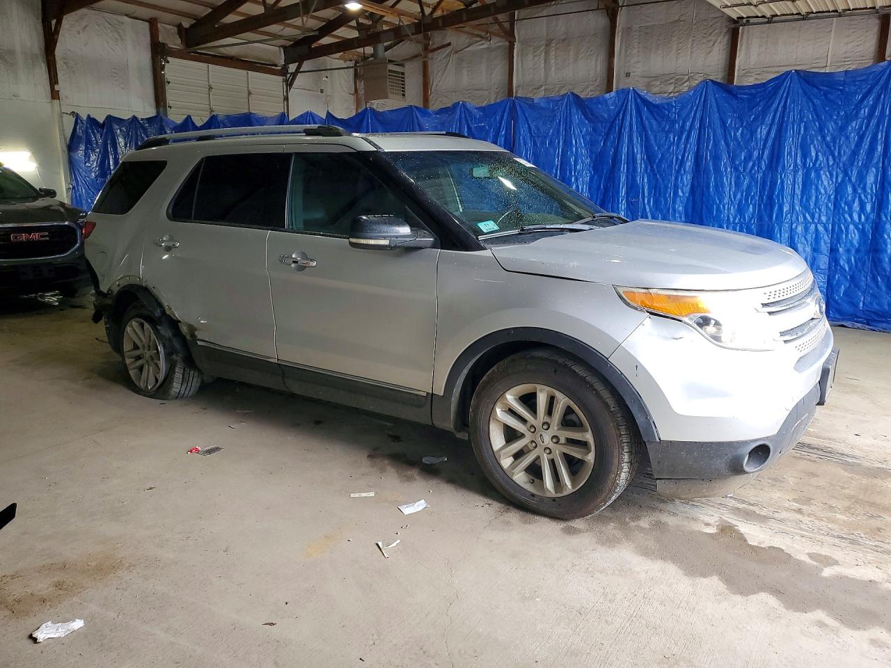 2012 Ford Explorer Xlt Silver vin: 1FMHK8D89CGA18774
