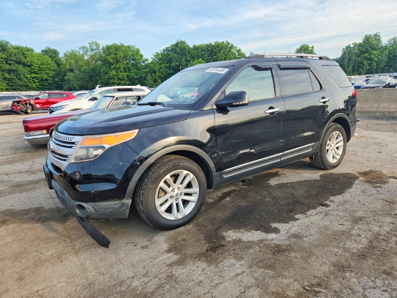 2012 Ford Explorer Xlt Black vin: 1FMHK8D89CGA38278