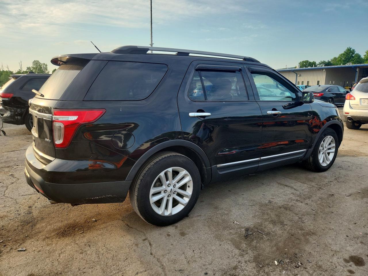 2012 Ford Explorer Xlt Black vin: 1FMHK8D89CGA38278