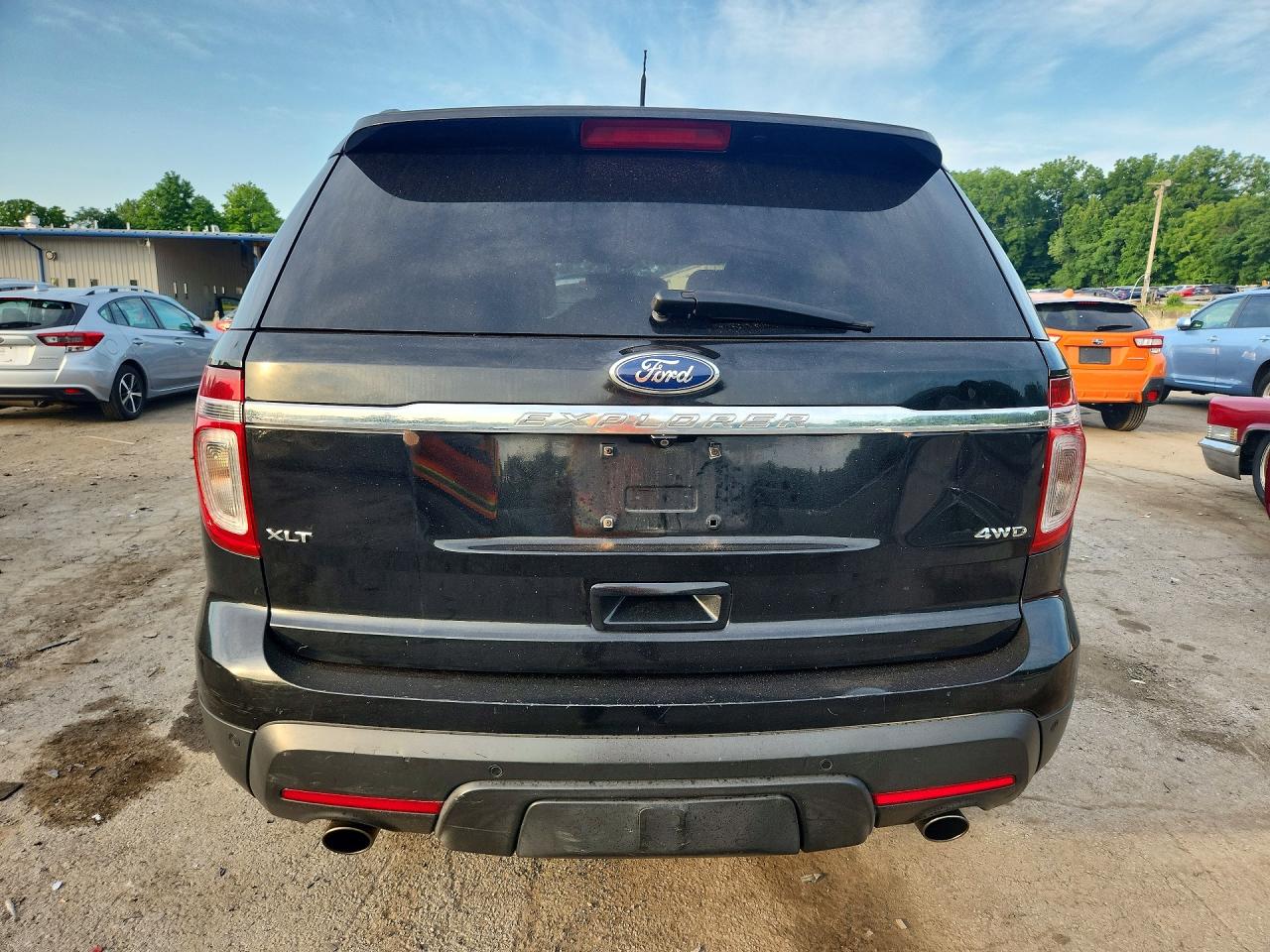 2012 Ford Explorer Xlt Black vin: 1FMHK8D89CGA38278
