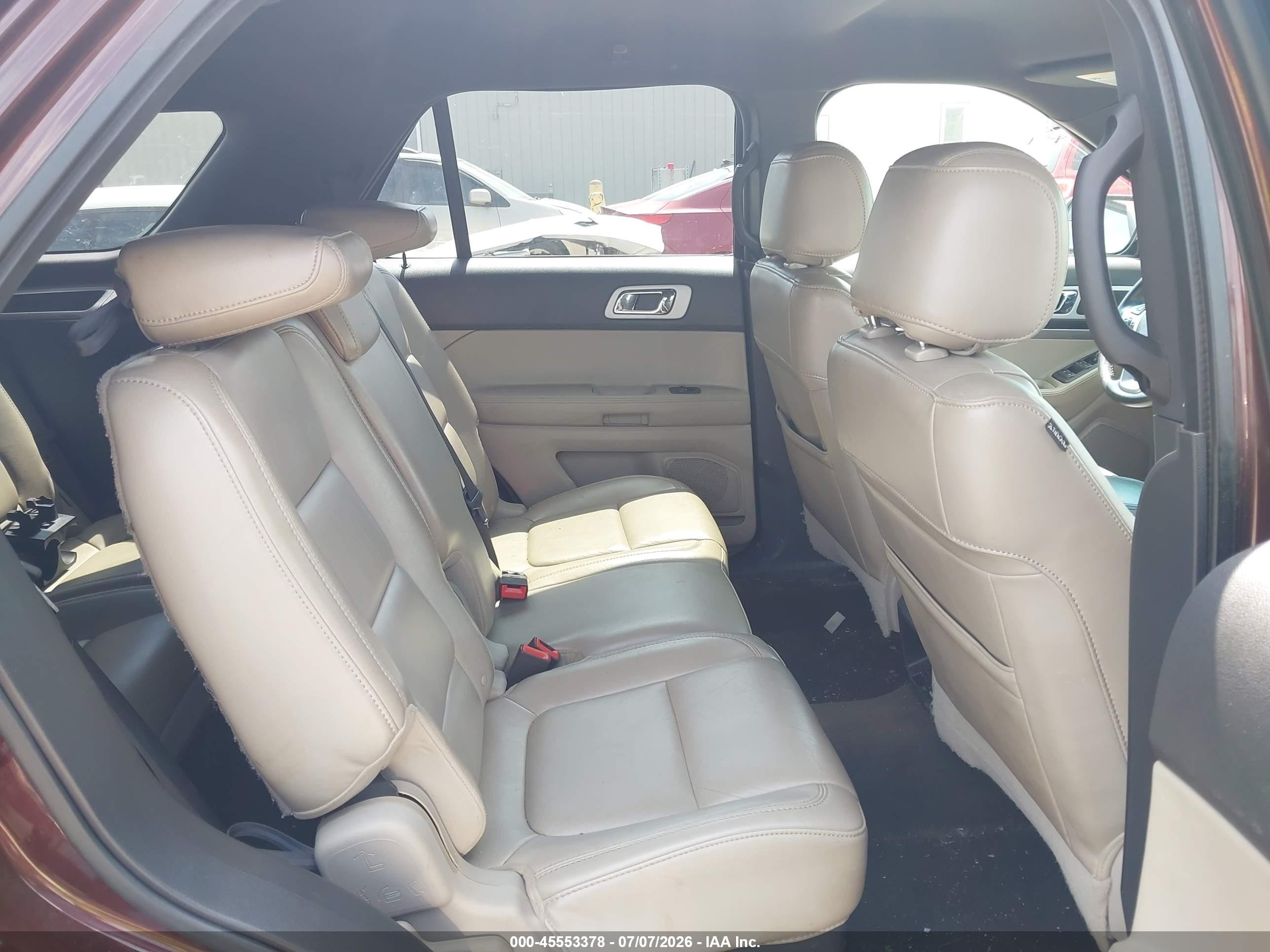 2012 Ford Explorer Xlt Maroon vin: 1FMHK8D89CGA51743