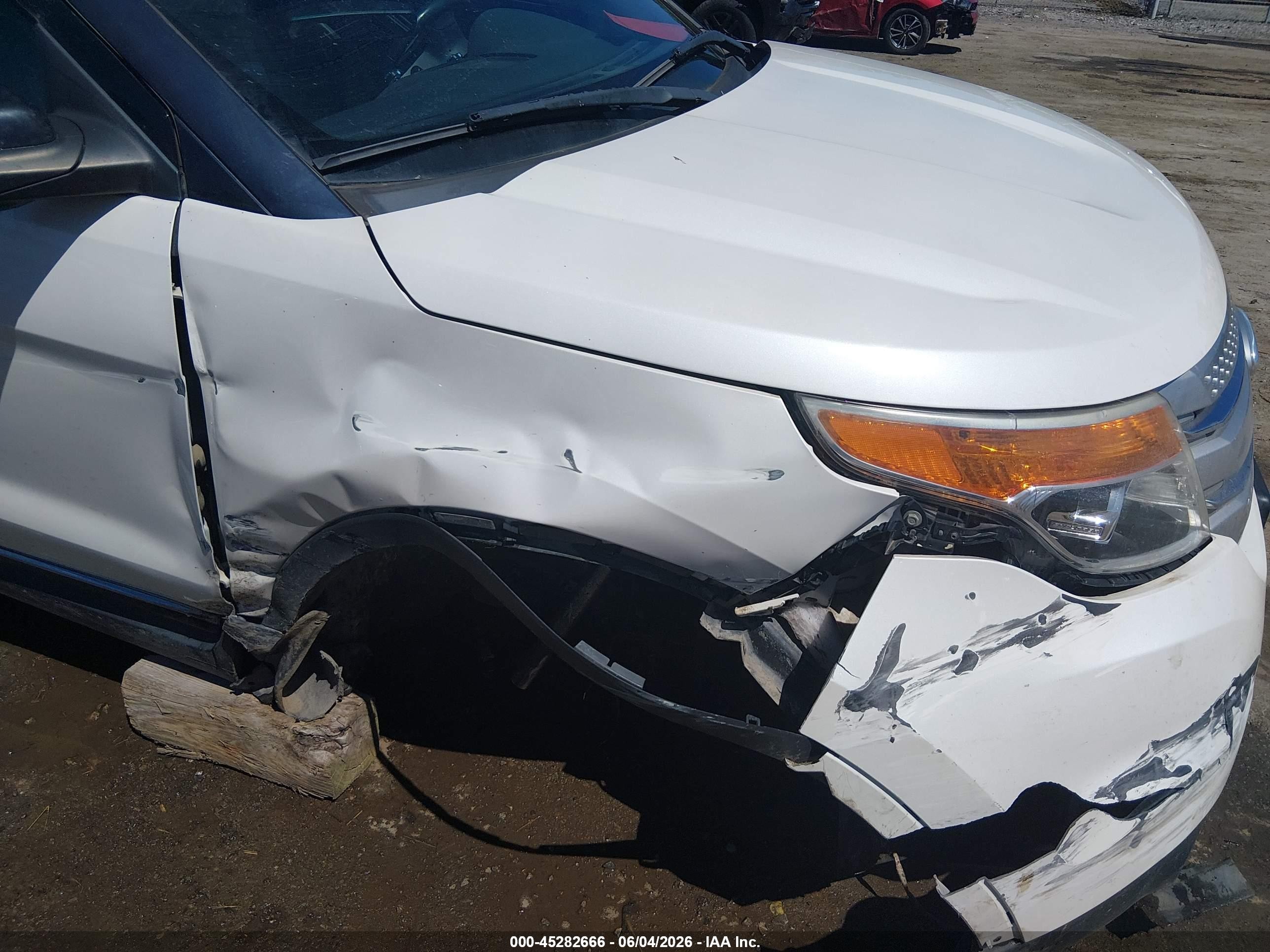 2012 Ford Explorer Xlt White vin: 1FMHK8D89CGA63455