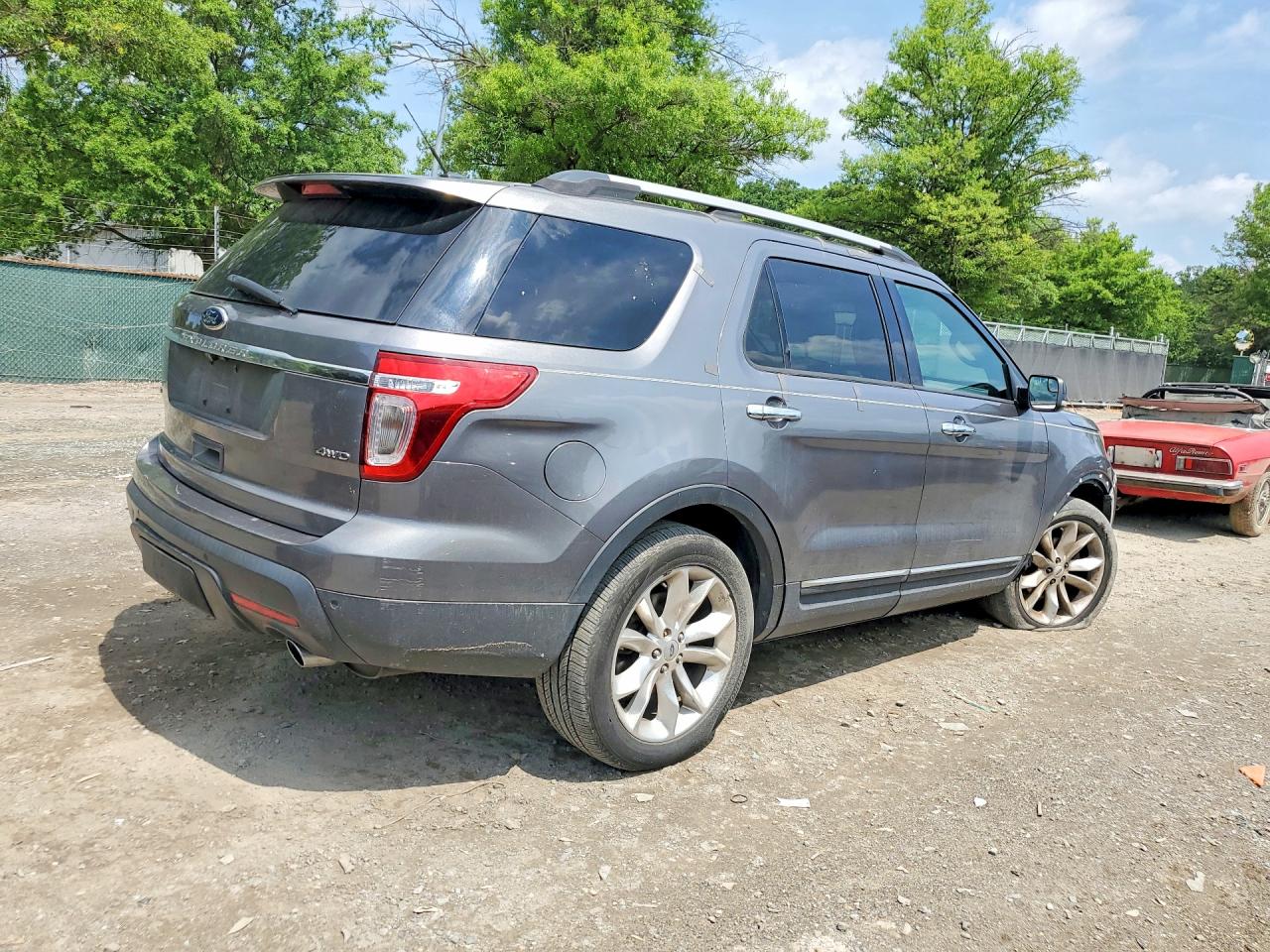 2012 Ford Explorer Xlt Gray vin: 1FMHK8D89CGA91725