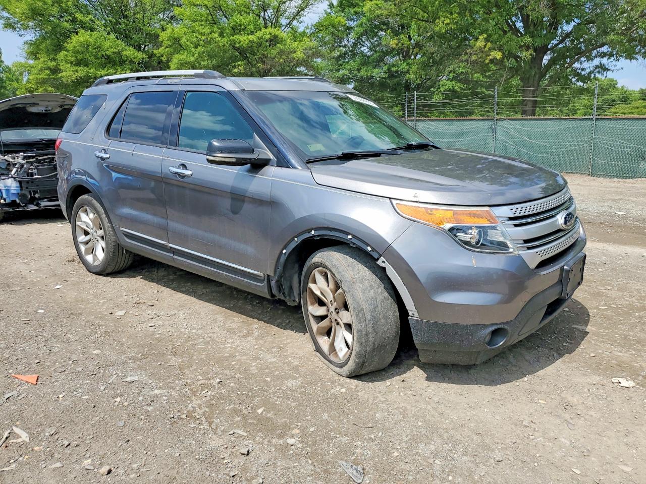 2012 Ford Explorer Xlt Gray vin: 1FMHK8D89CGA91725