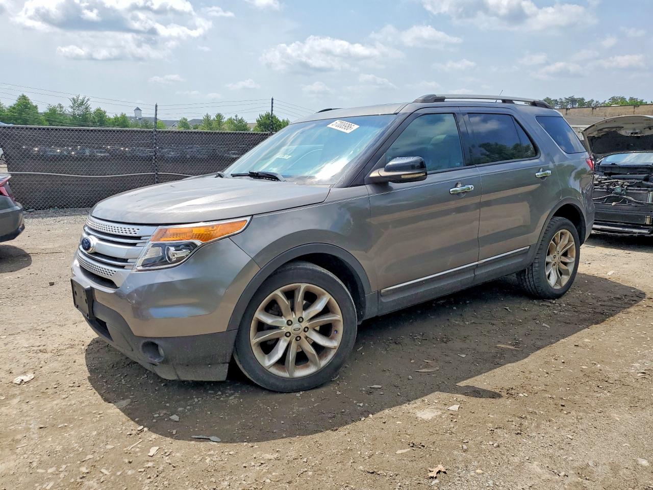 2012 Ford Explorer Xlt Gray vin: 1FMHK8D89CGA91725