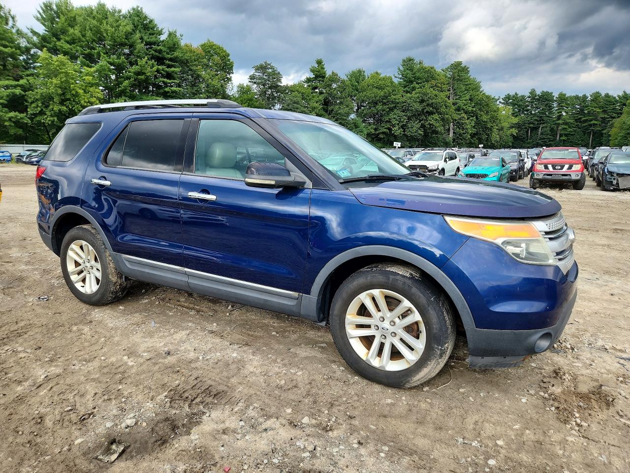 2012 Ford Explorer Xlt Blue vin: 1FMHK8D89CGA97508