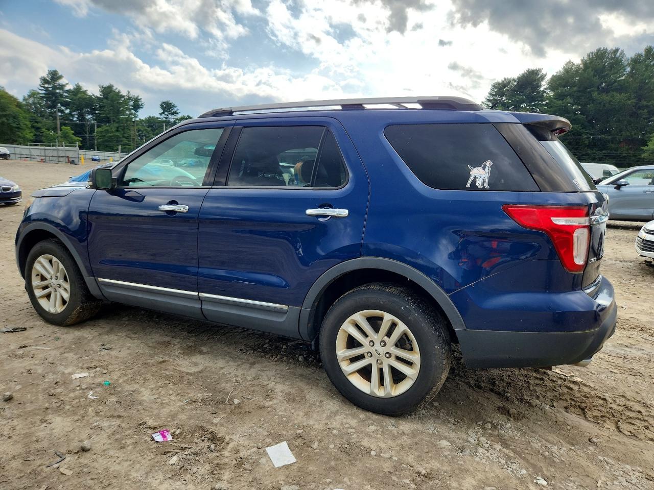 2012 Ford Explorer Xlt Blue vin: 1FMHK8D89CGA97508
