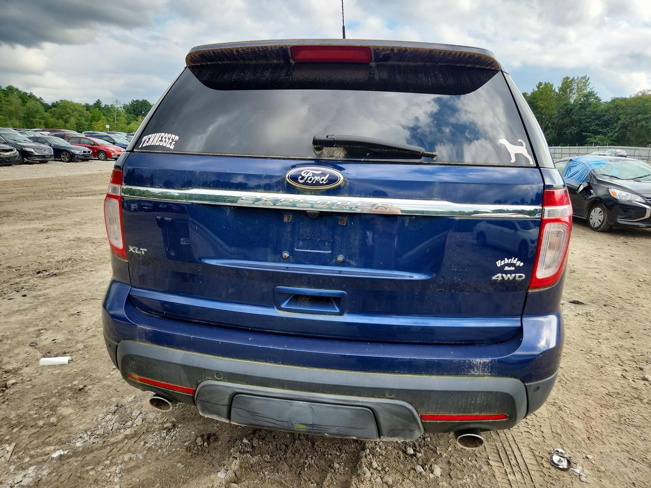 2012 Ford Explorer Xlt Blue vin: 1FMHK8D89CGA97508
