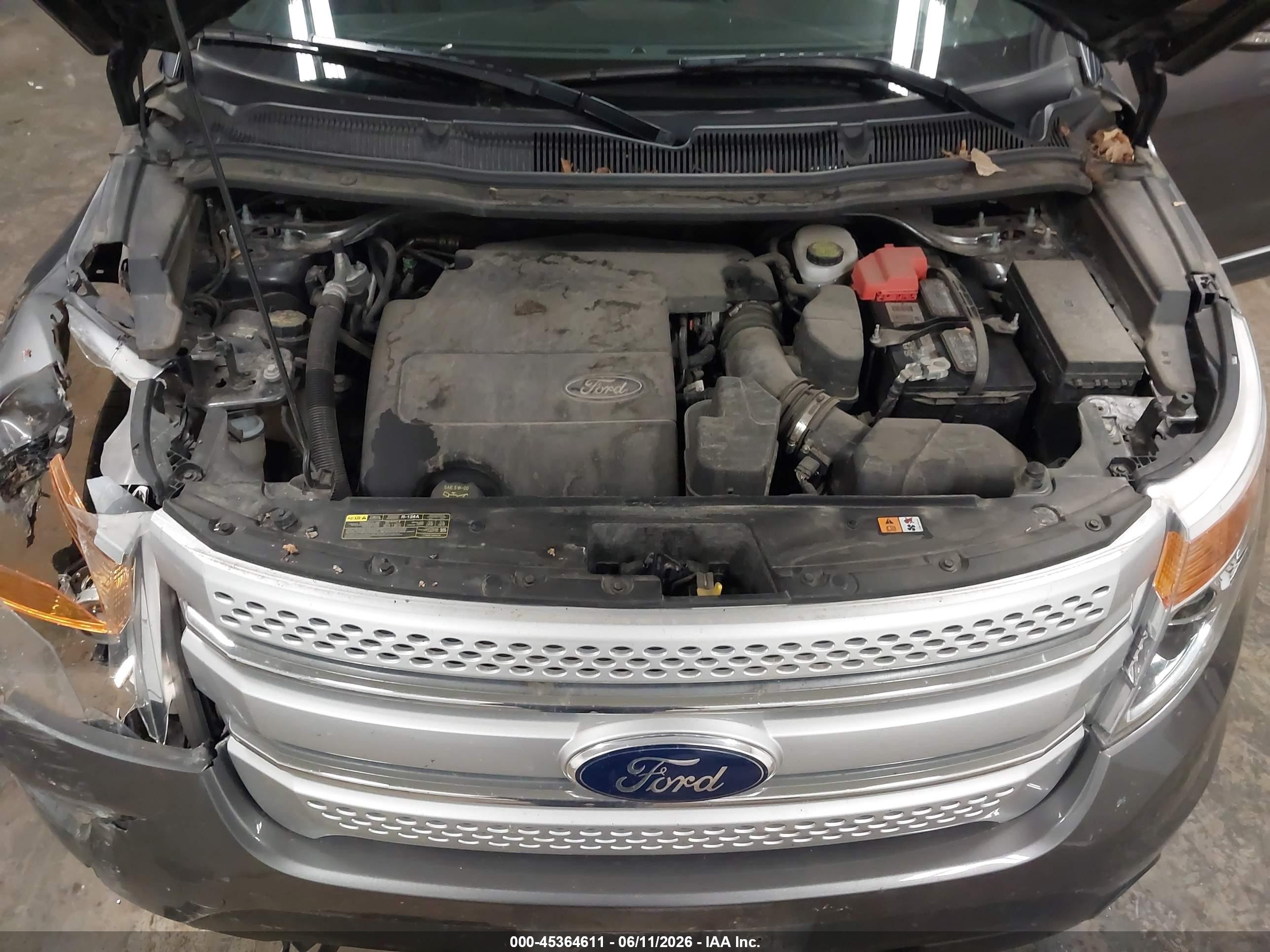 2011 Ford Explorer Xlt Gray vin: 1FMHK8D8XBGA51135
