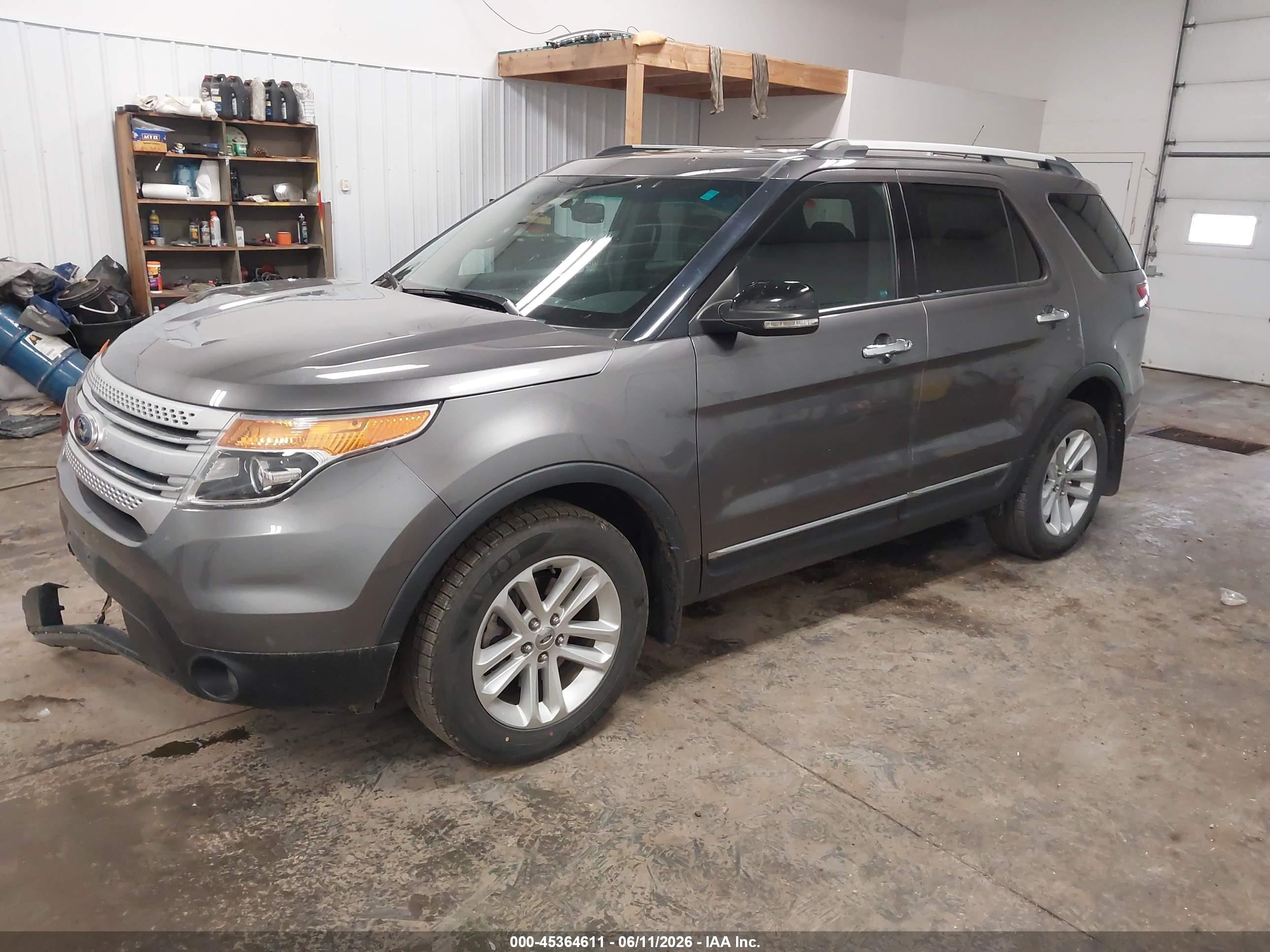 2011 Ford Explorer Xlt Gray vin: 1FMHK8D8XBGA51135