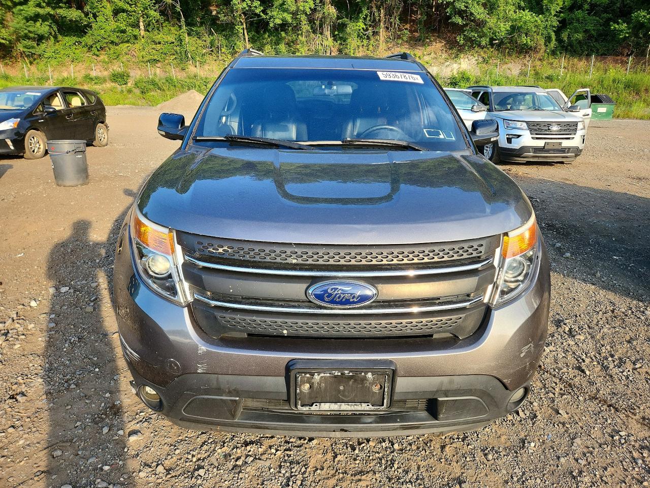 2011 Ford Explorer Xlt Gray vin: 1FMHK8D8XBGA54990