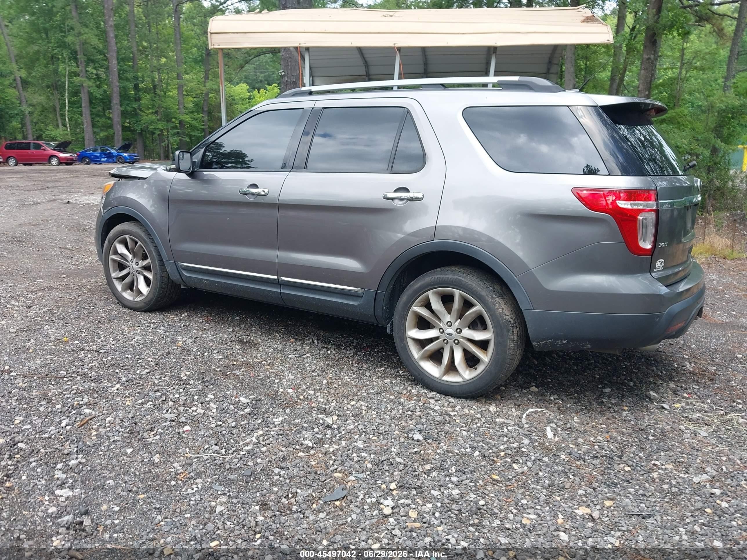 2012 Ford Explorer Xlt Gray vin: 1FMHK8D8XCGA11932