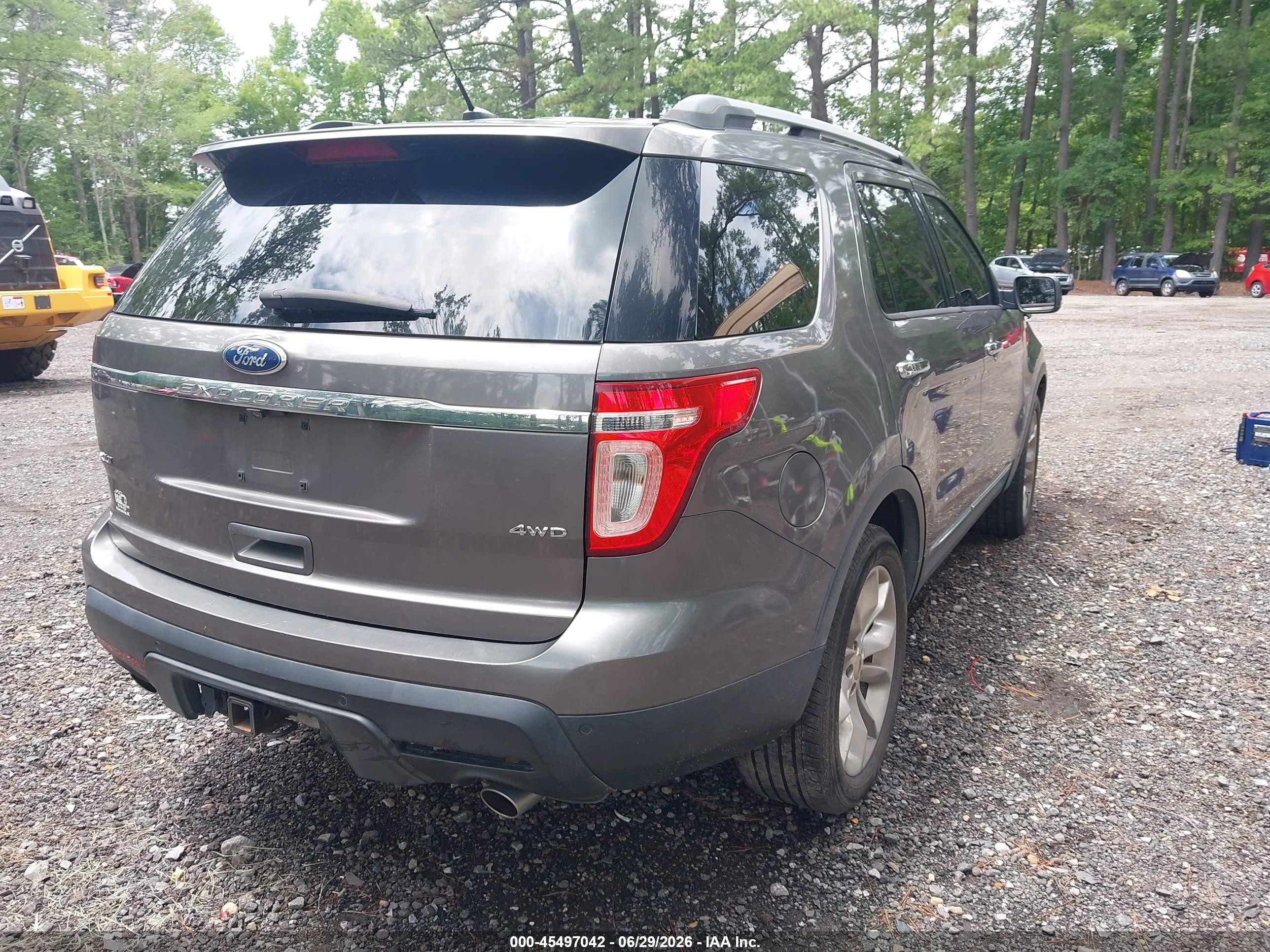 2012 Ford Explorer Xlt Gray vin: 1FMHK8D8XCGA11932
