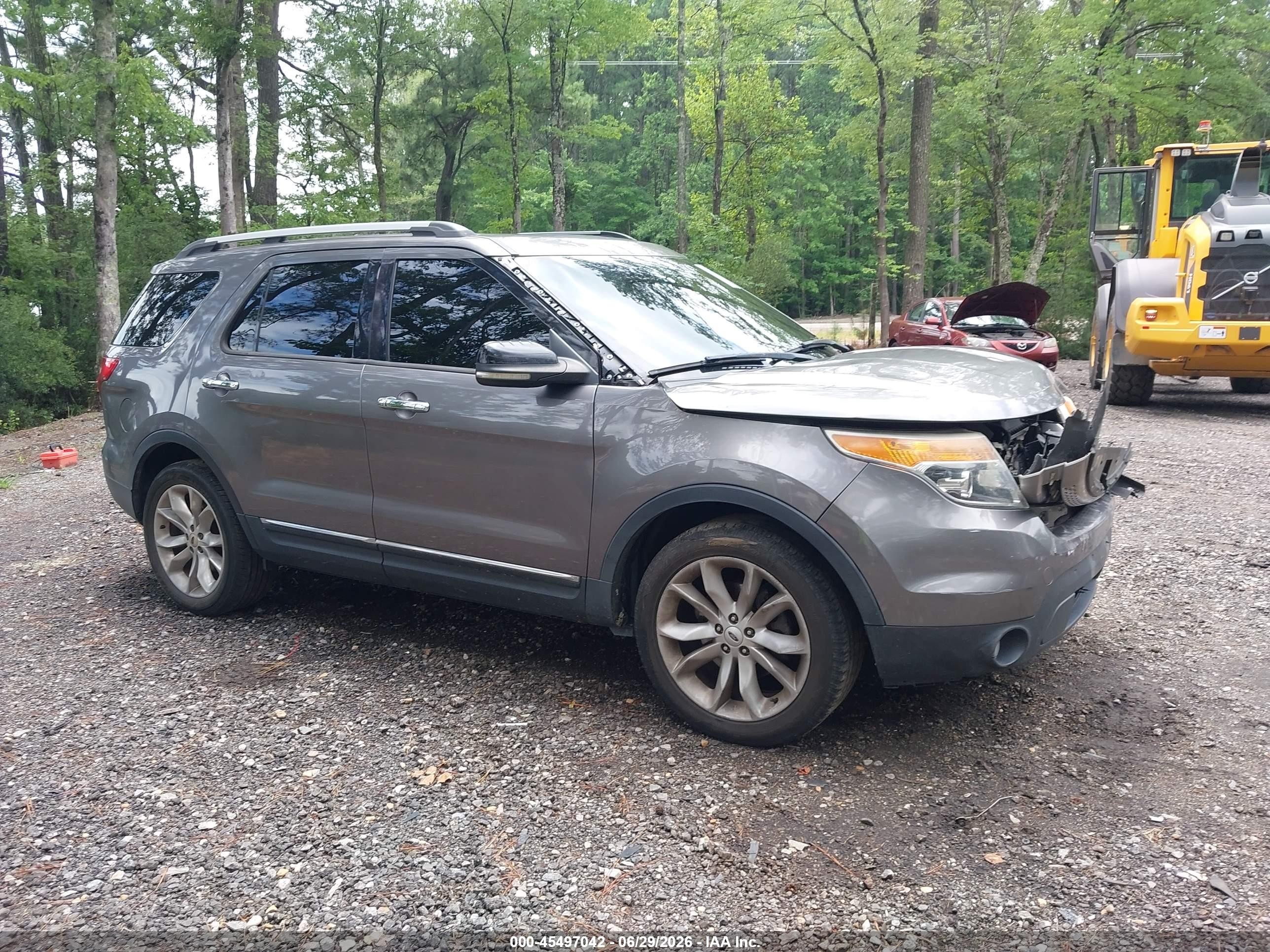 2012 Ford Explorer Xlt Gray vin: 1FMHK8D8XCGA11932