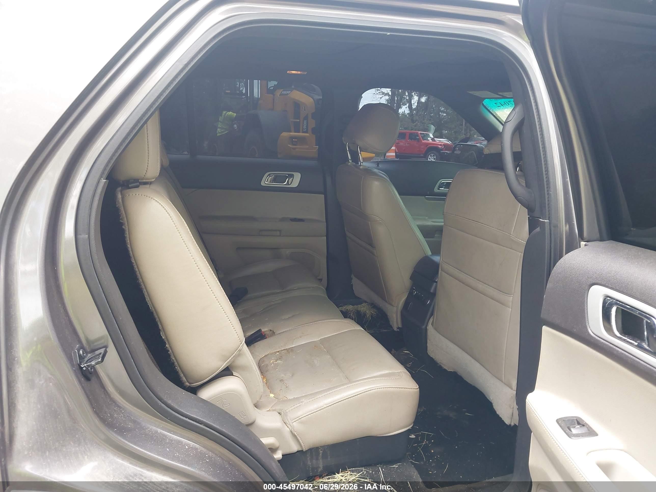 2012 Ford Explorer Xlt Gray vin: 1FMHK8D8XCGA11932