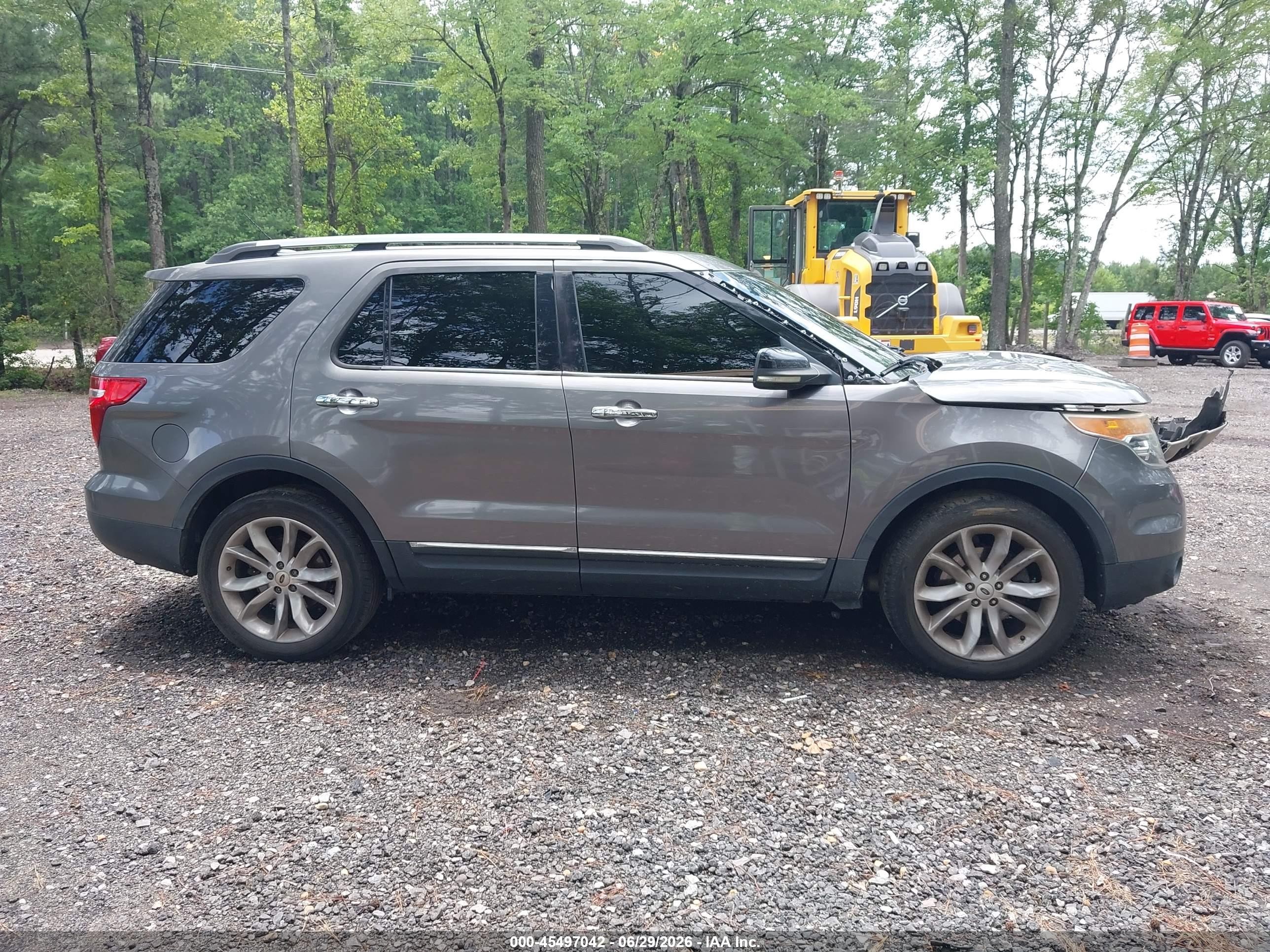 2012 Ford Explorer Xlt Gray vin: 1FMHK8D8XCGA11932