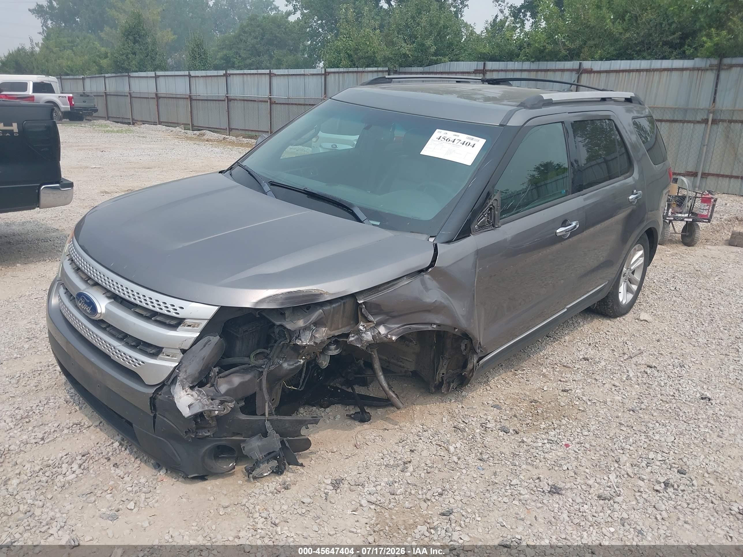2012 Ford Explorer Xlt Gray vin: 1FMHK8D8XCGA19903