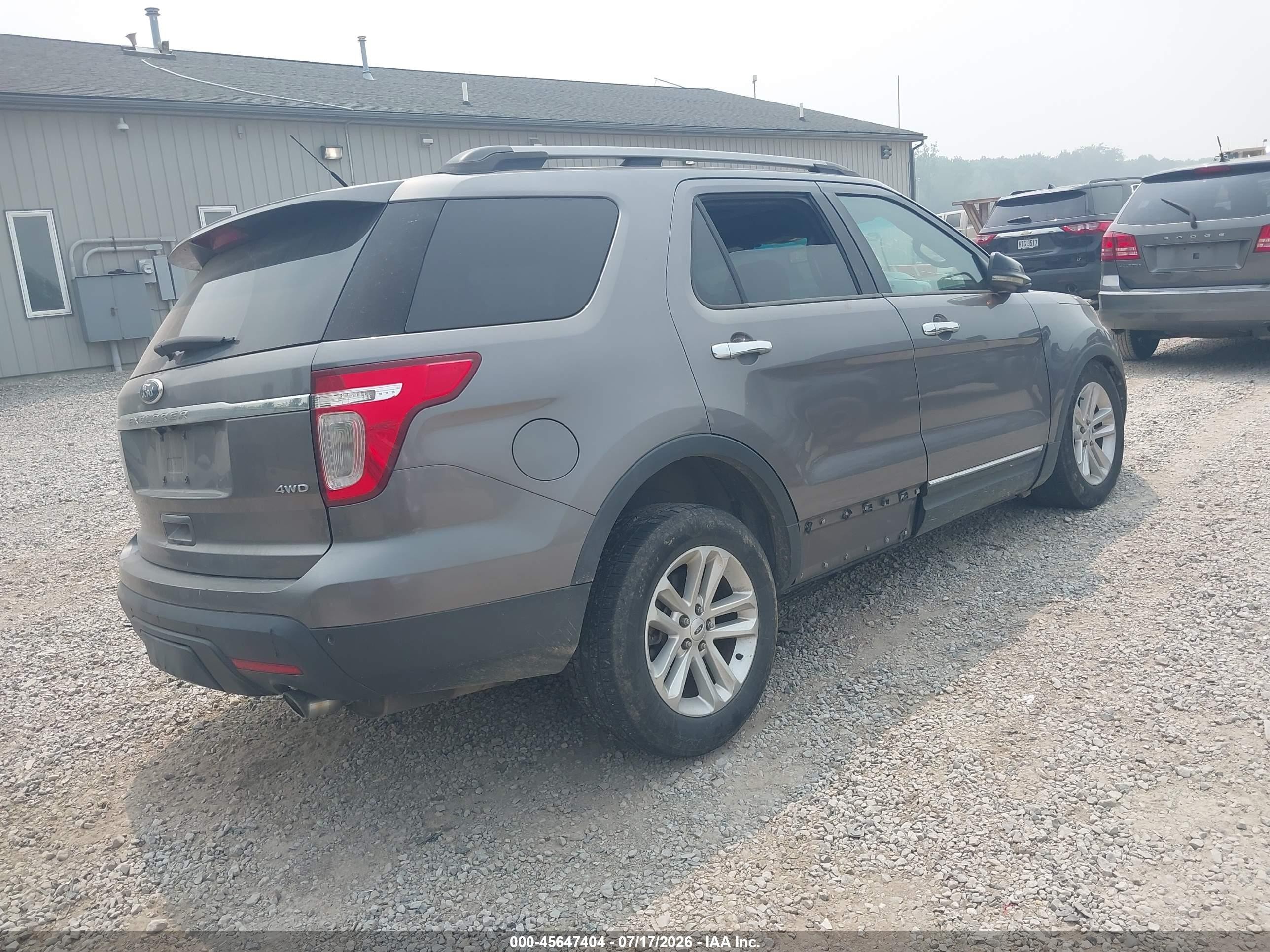 2012 Ford Explorer Xlt Gray vin: 1FMHK8D8XCGA19903