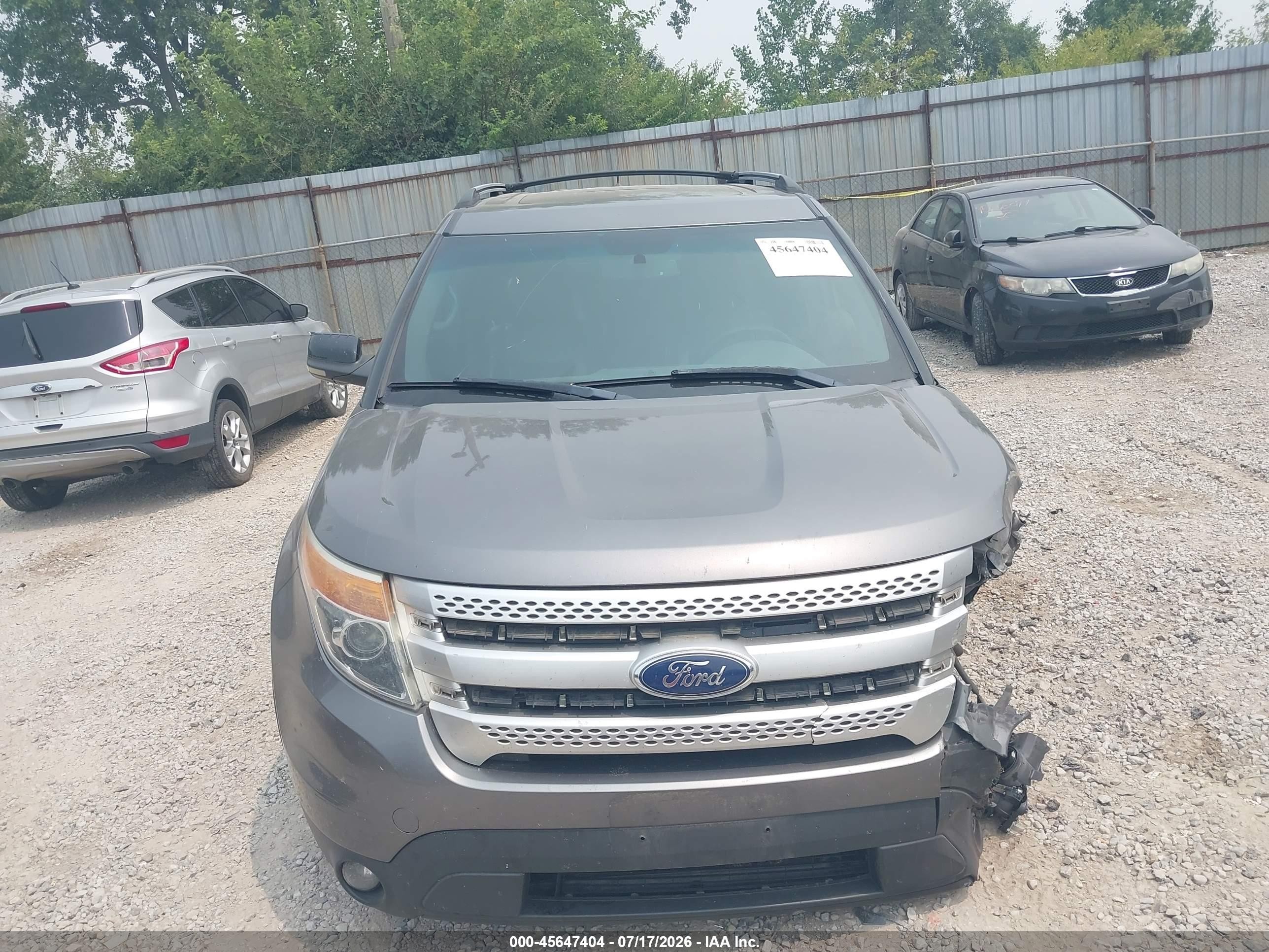 2012 Ford Explorer Xlt Gray vin: 1FMHK8D8XCGA19903