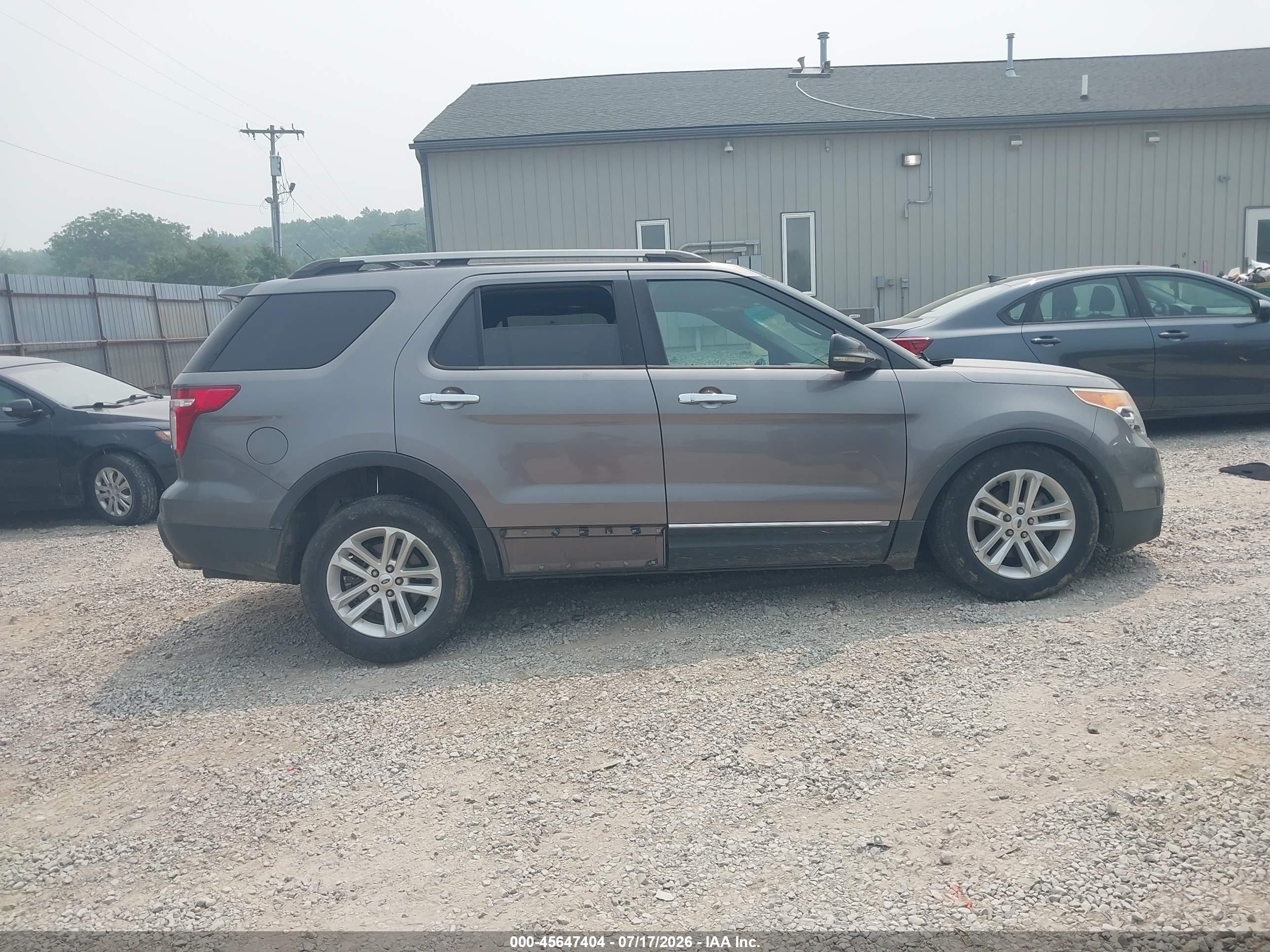 2012 Ford Explorer Xlt Gray vin: 1FMHK8D8XCGA19903