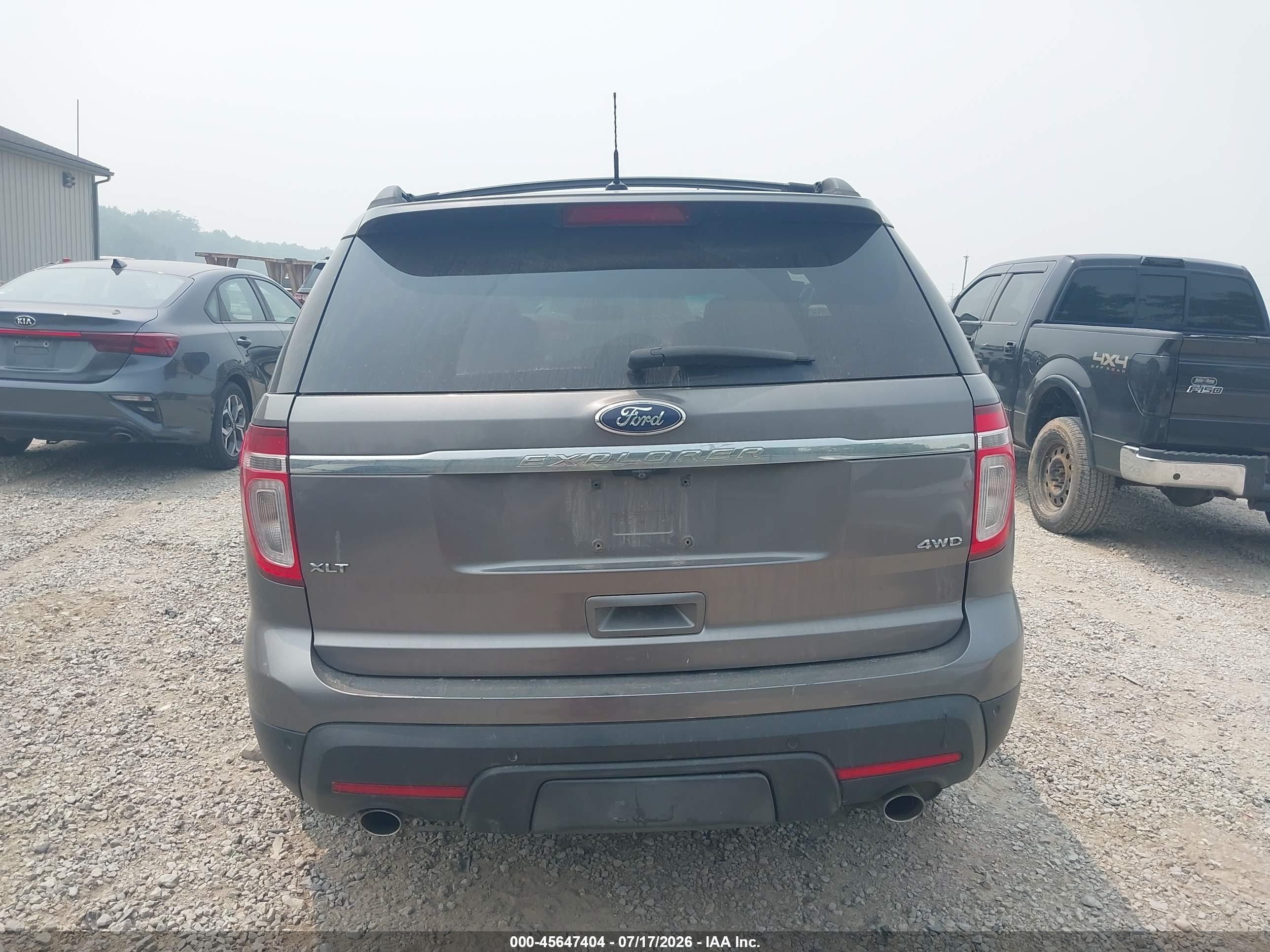 2012 Ford Explorer Xlt Gray vin: 1FMHK8D8XCGA19903