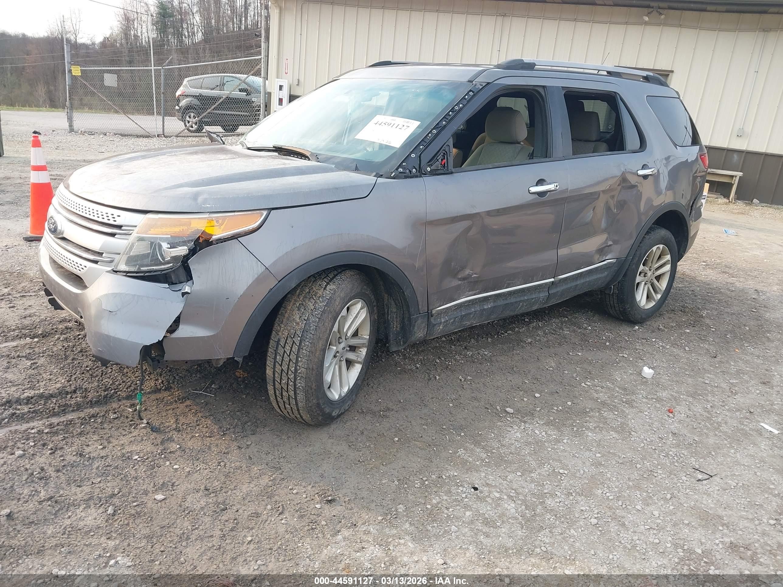 2012 Ford Explorer Xlt Gray vin: 1FMHK8D8XCGA51590