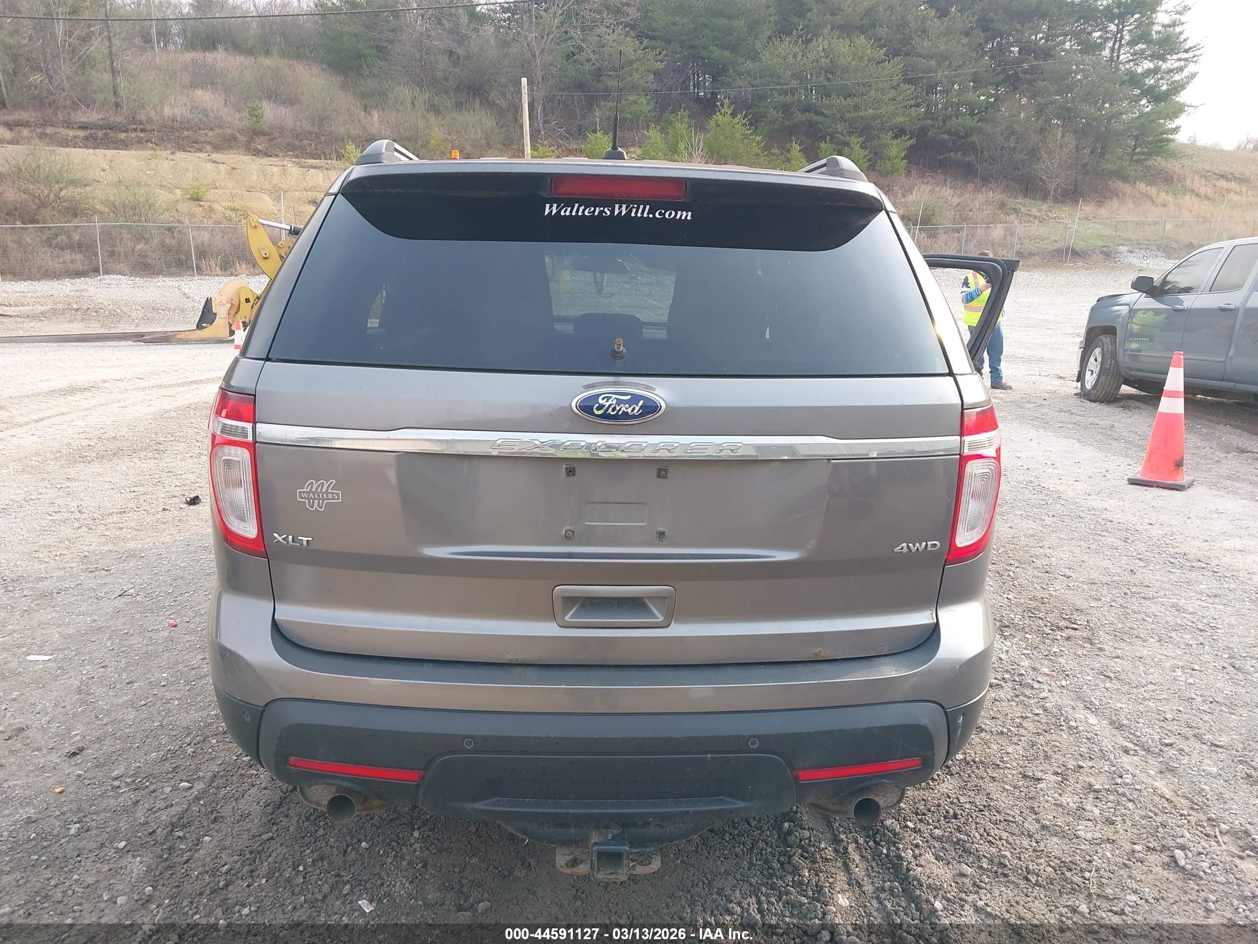 2012 Ford Explorer Xlt Gray vin: 1FMHK8D8XCGA51590