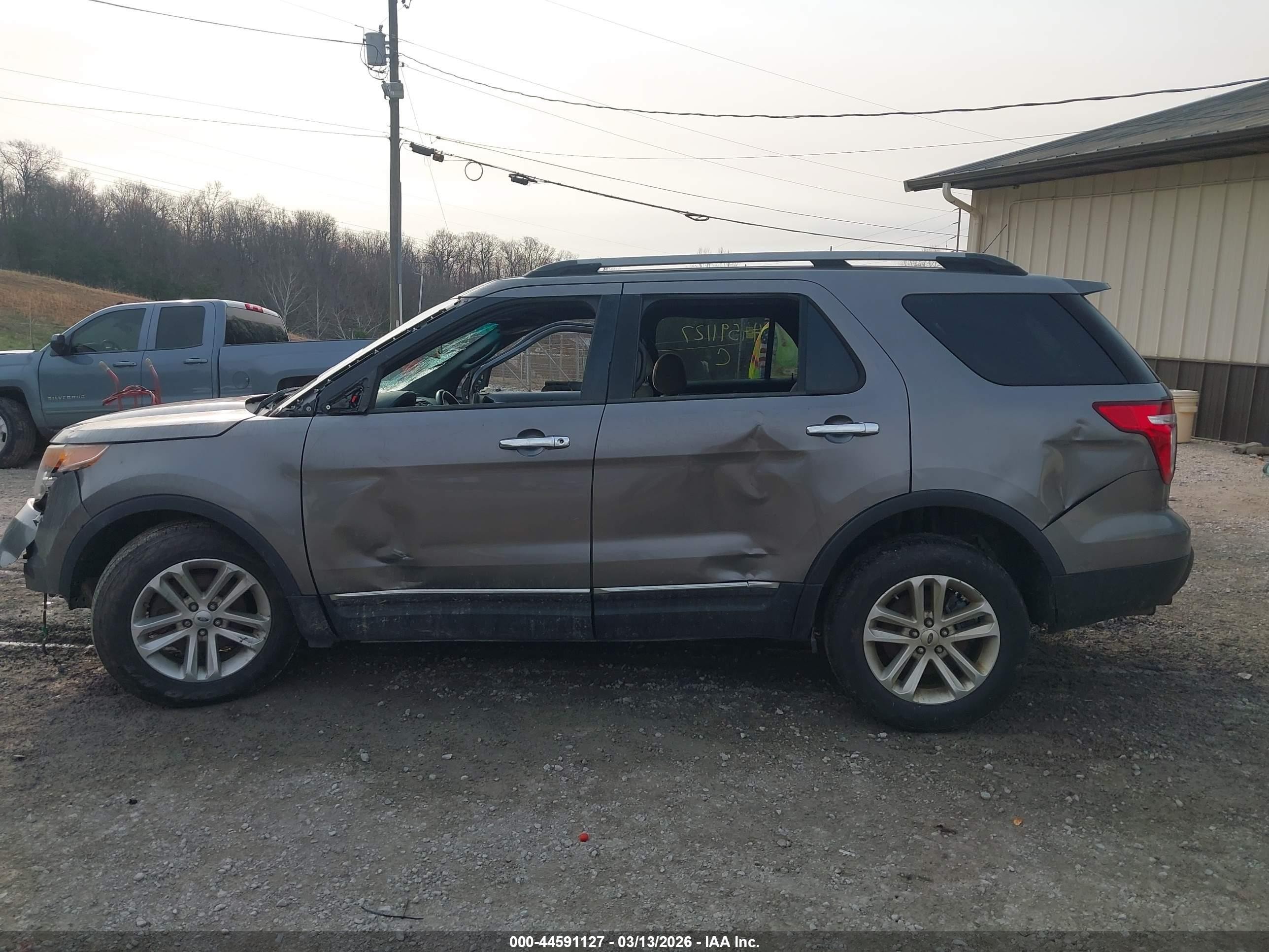 2012 Ford Explorer Xlt Gray vin: 1FMHK8D8XCGA51590