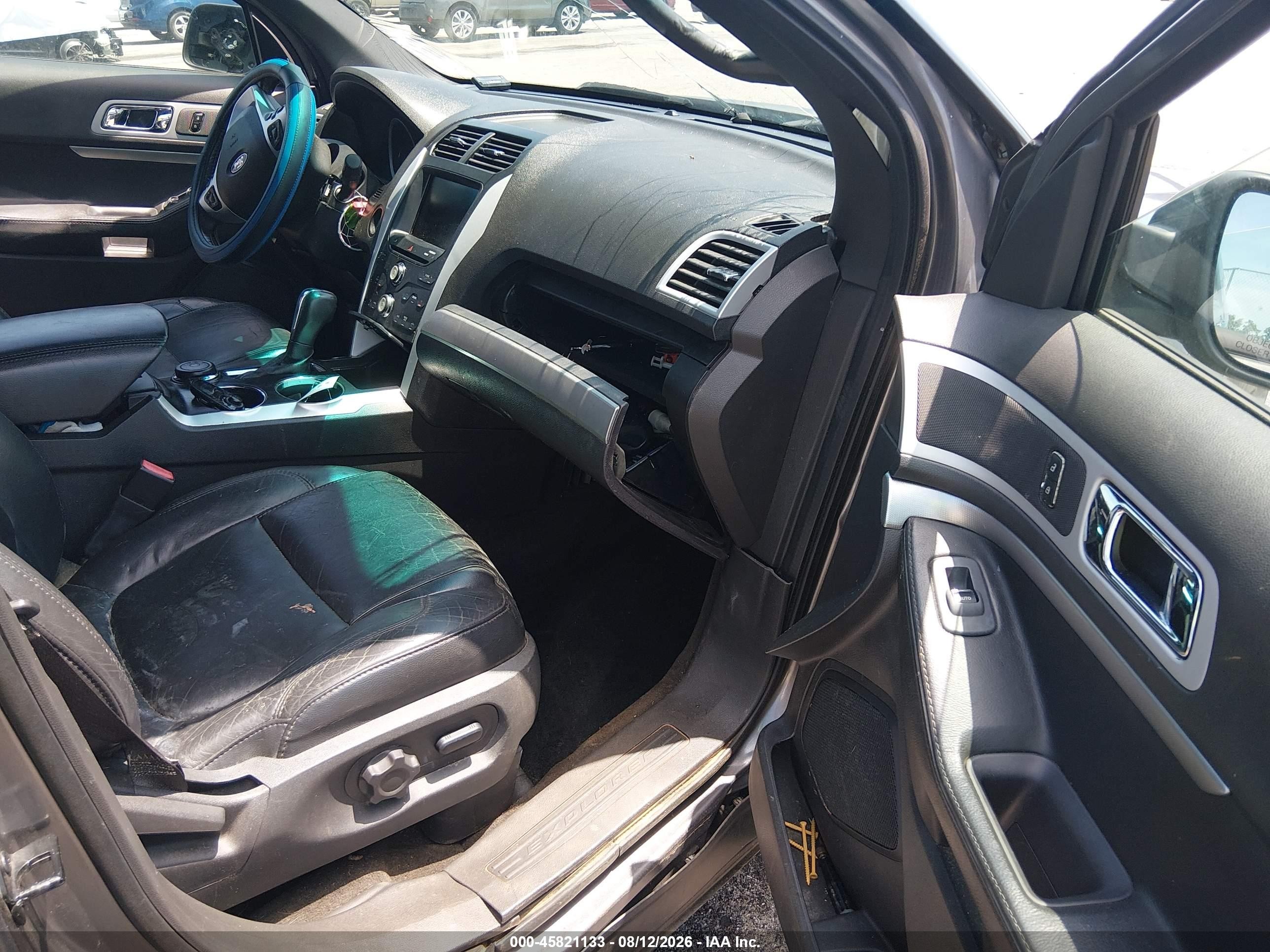 2012 Ford Explorer Xlt Gray vin: 1FMHK8D8XCGA77946