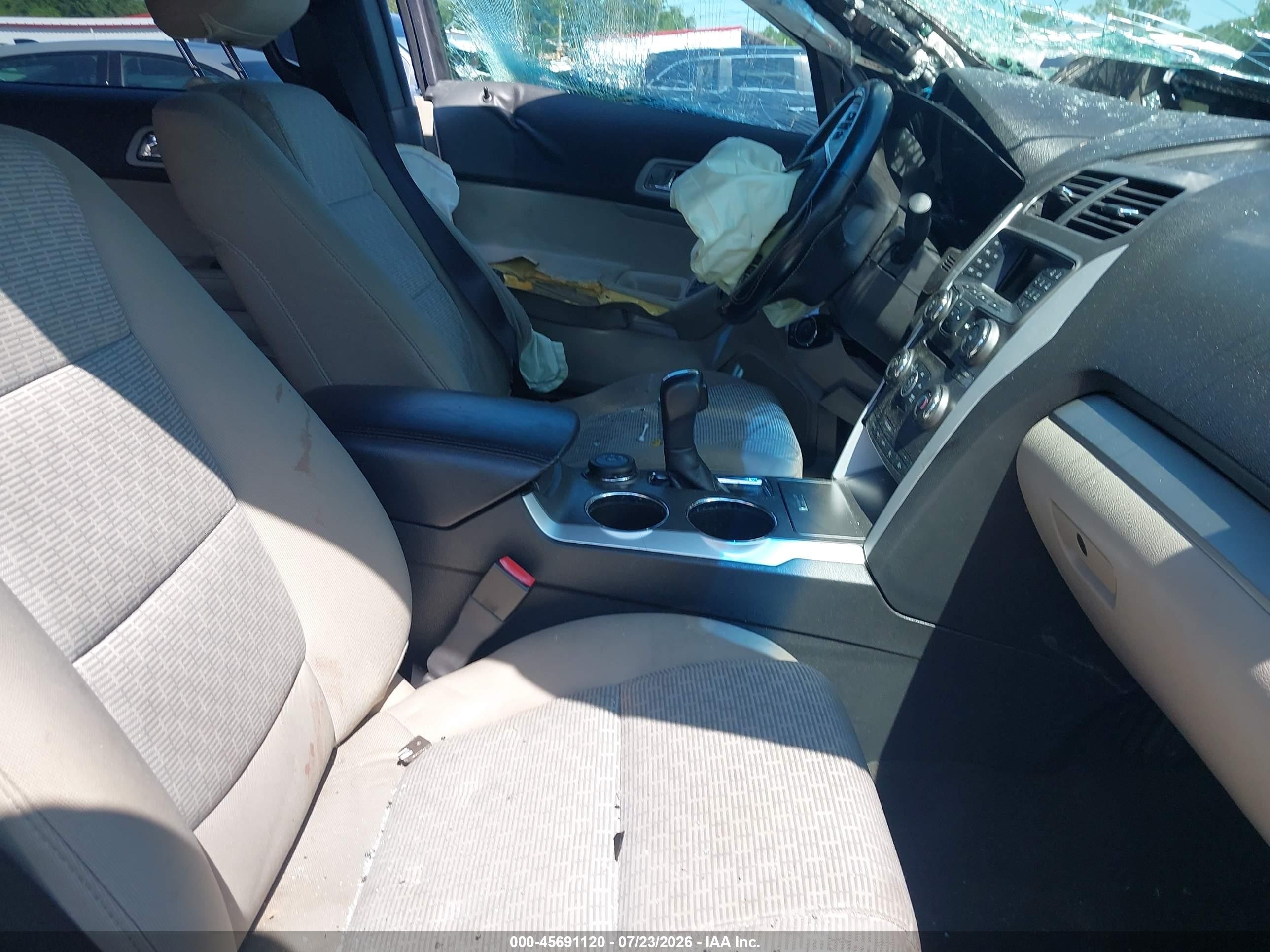 2012 Ford Explorer Xlt Gray vin: 1FMHK8D8XCGA80314