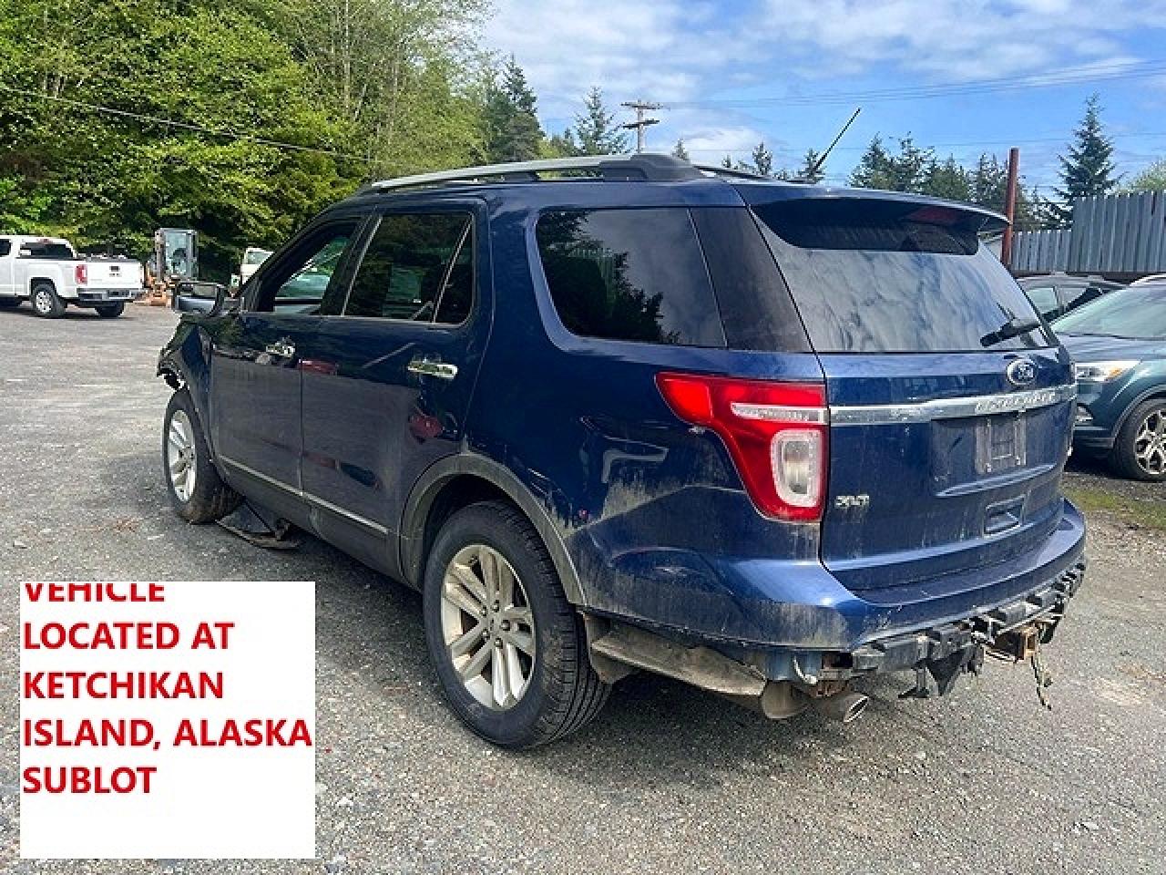 2012 Ford Explorer Xlt Blue vin: 1FMHK8D8XCGA95525