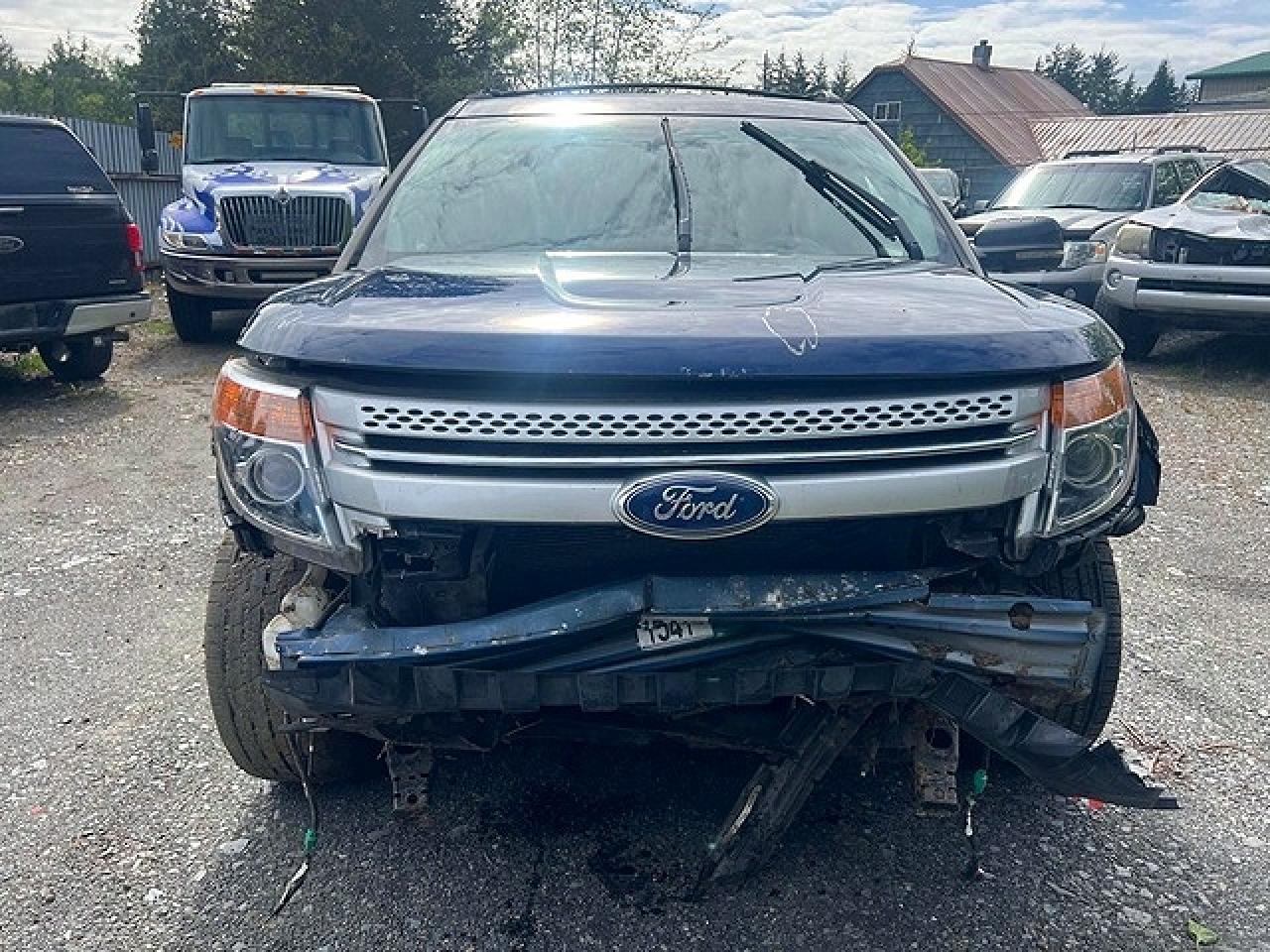 2012 Ford Explorer Xlt Blue vin: 1FMHK8D8XCGA95525