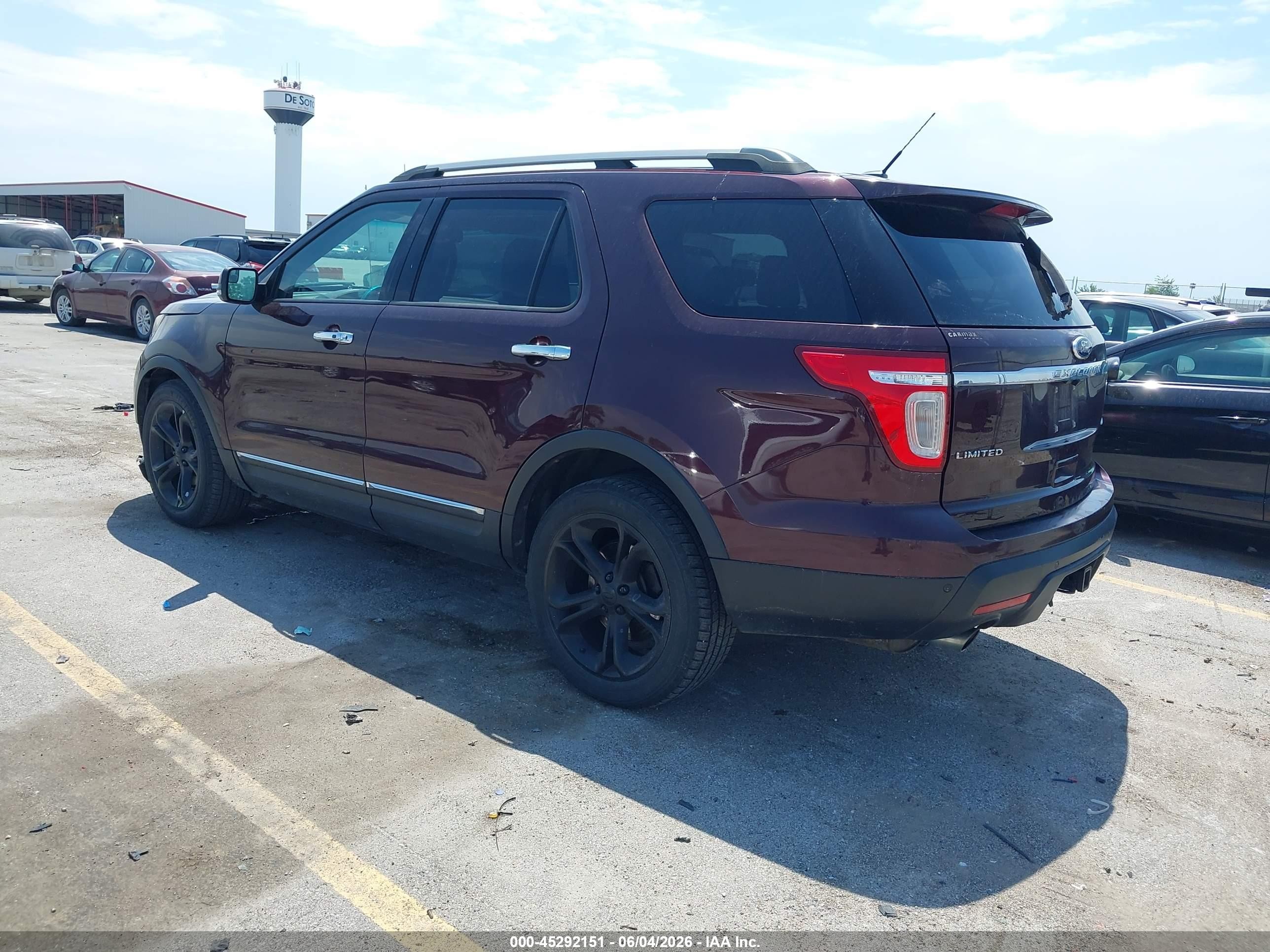 2011 Ford Explorer Limited Maroon vin: 1FMHK8F80BGA04080