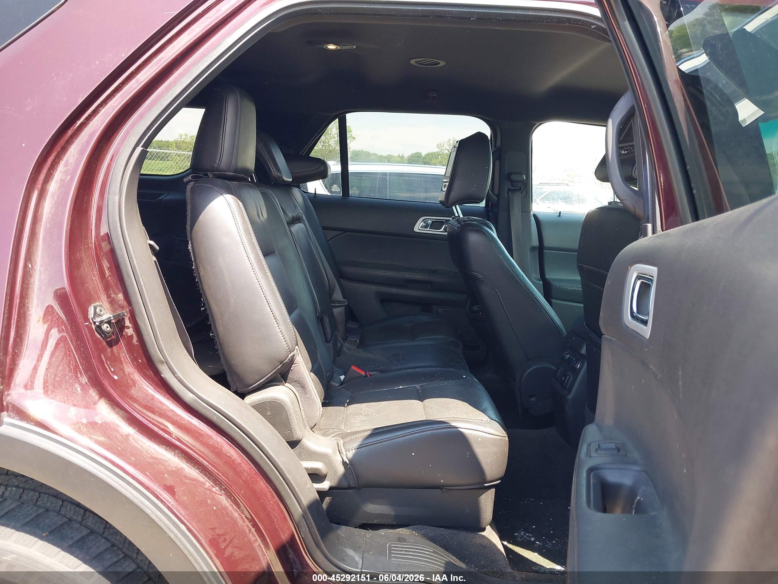 2011 Ford Explorer Limited Maroon vin: 1FMHK8F80BGA04080