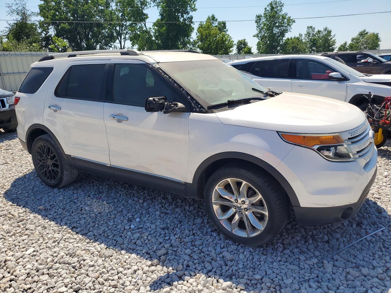 2011 Ford Explorer Limited White vin: 1FMHK8F80BGA10655