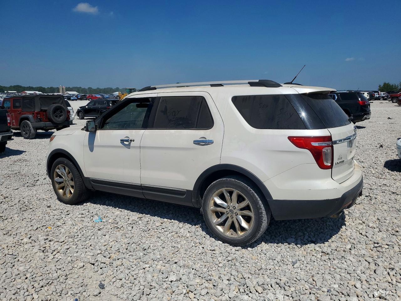 2011 Ford Explorer Limited White vin: 1FMHK8F80BGA10655