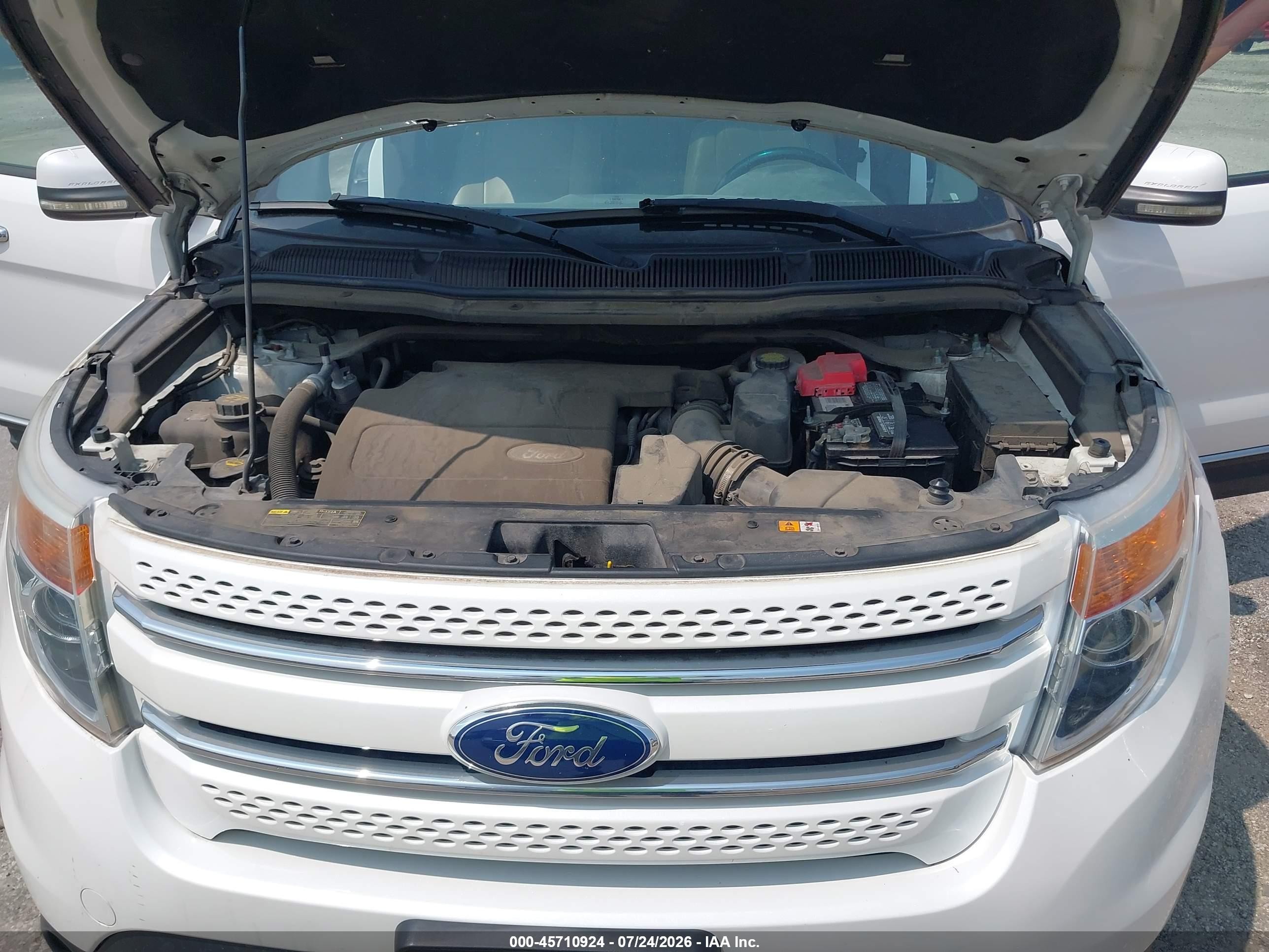 2011 Ford Explorer Limited White vin: 1FMHK8F80BGA68023