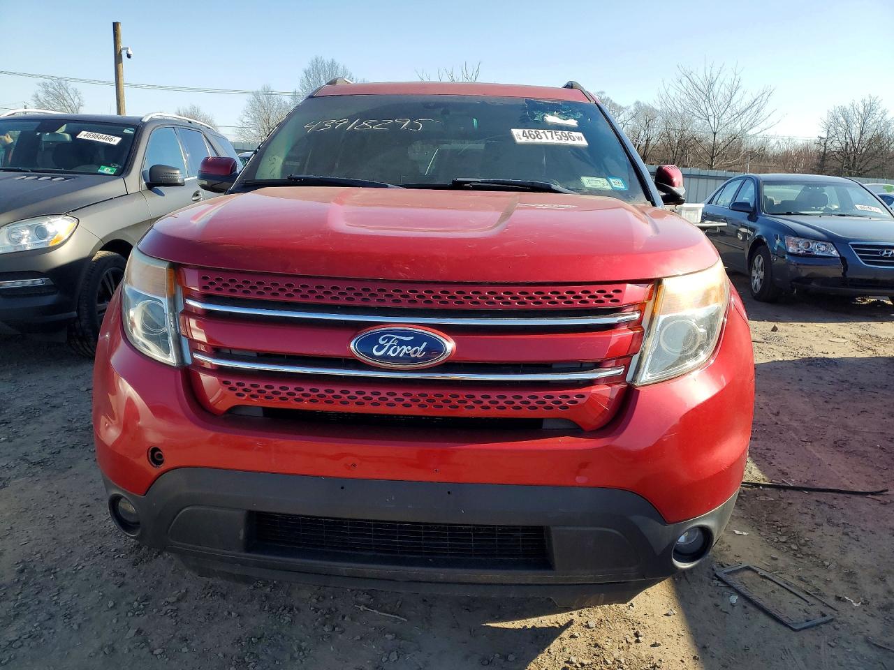 2011 Ford Explorer Limited Red vin: 1FMHK8F80BGA70970