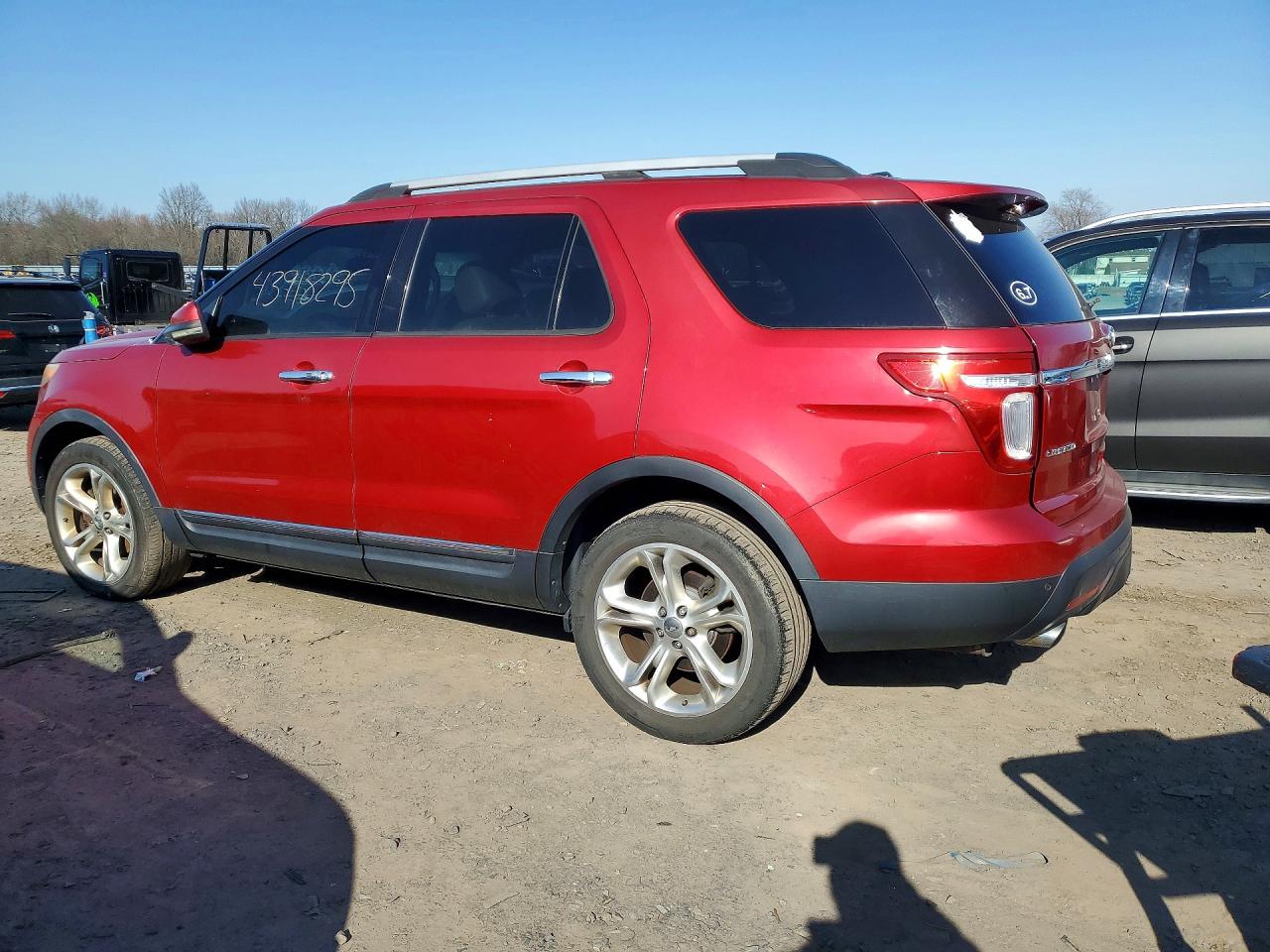 2011 Ford Explorer Limited Red vin: 1FMHK8F80BGA70970