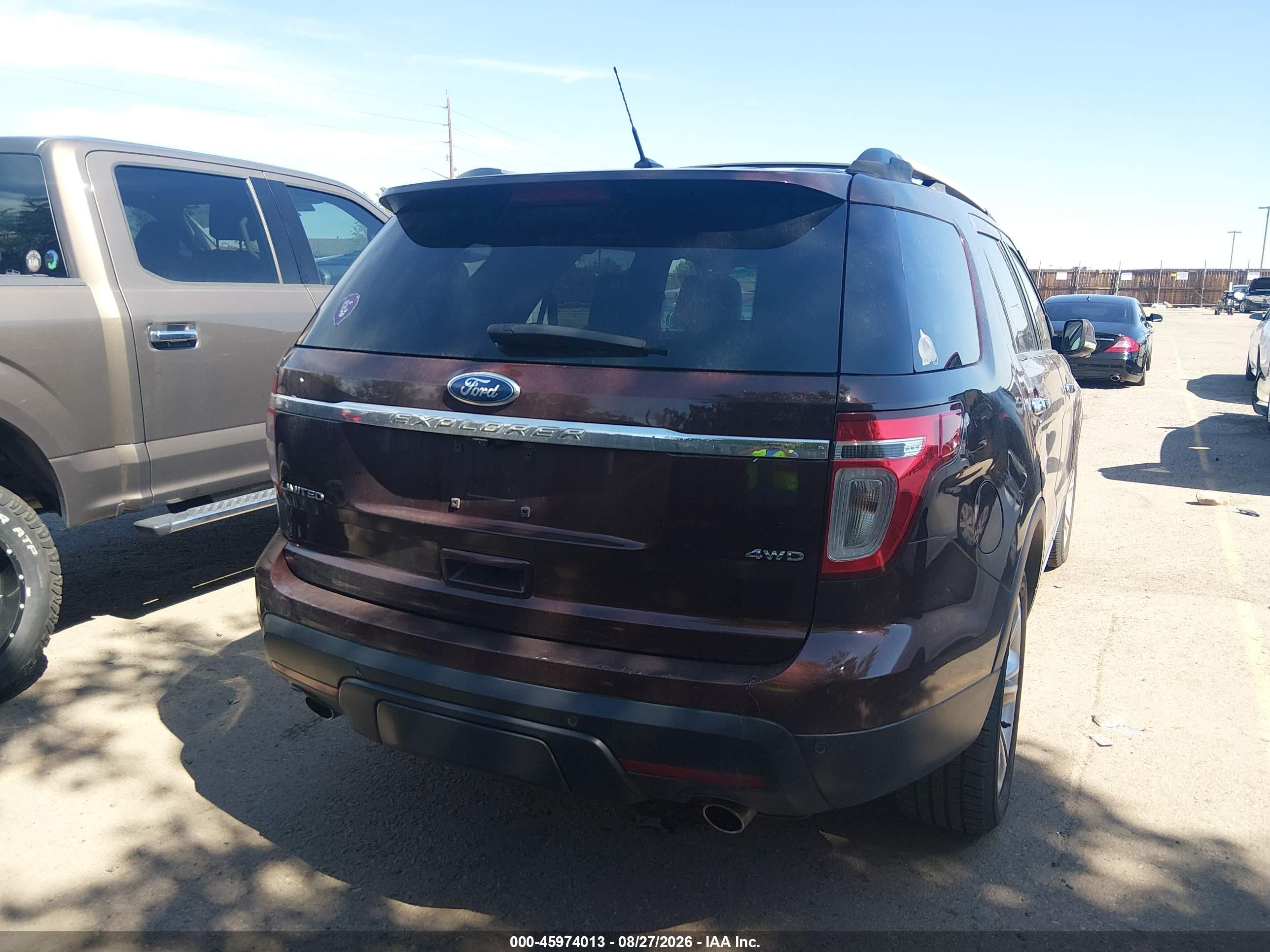 2012 Ford Explorer Limited Черный vin: 1FMHK8F80CGA08728
