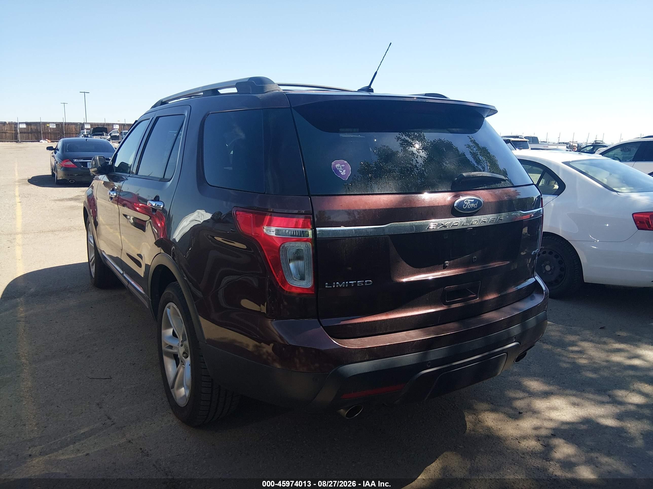 2012 Ford Explorer Limited Черный vin: 1FMHK8F80CGA08728