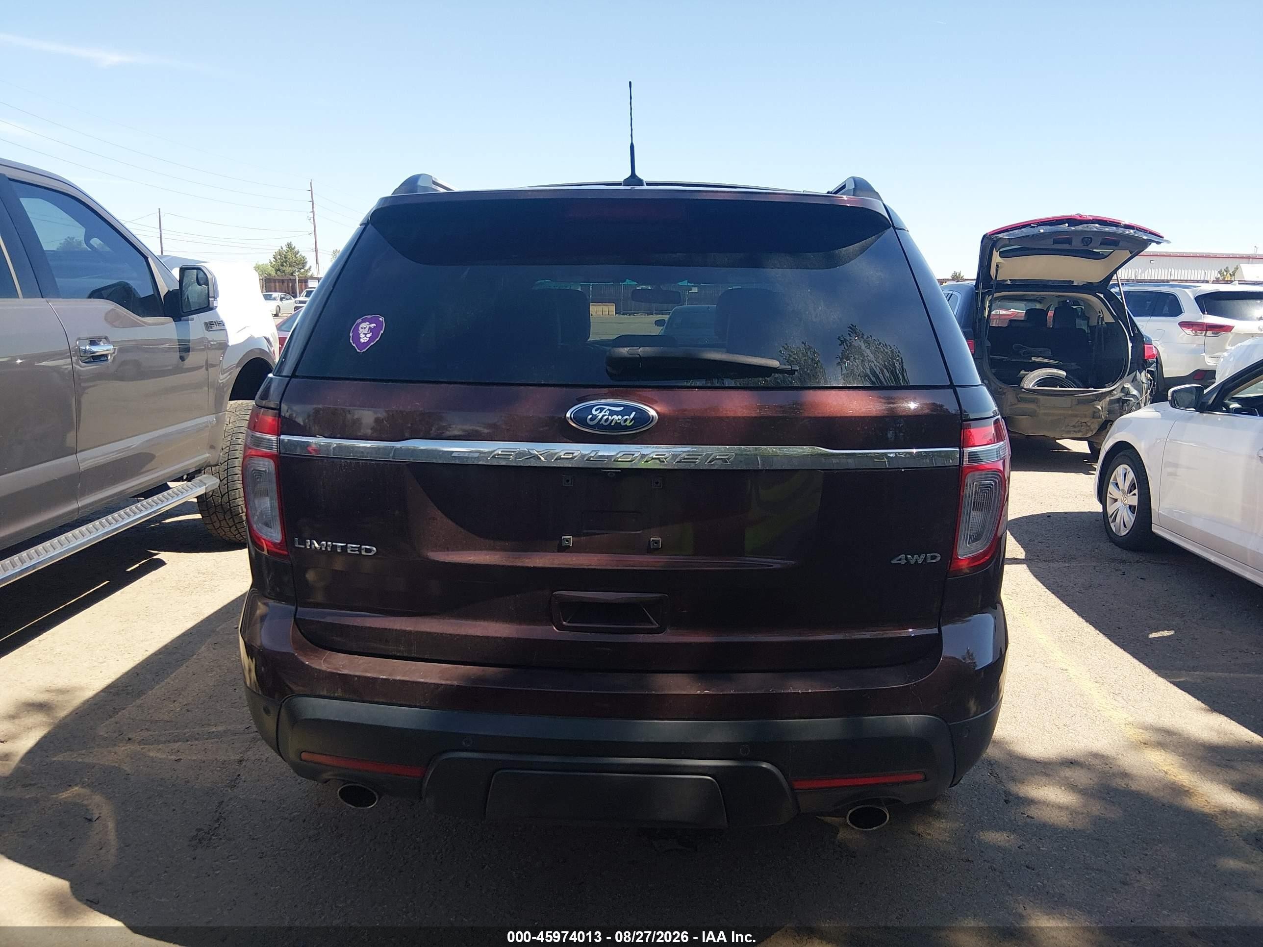 2012 Ford Explorer Limited Черный vin: 1FMHK8F80CGA08728