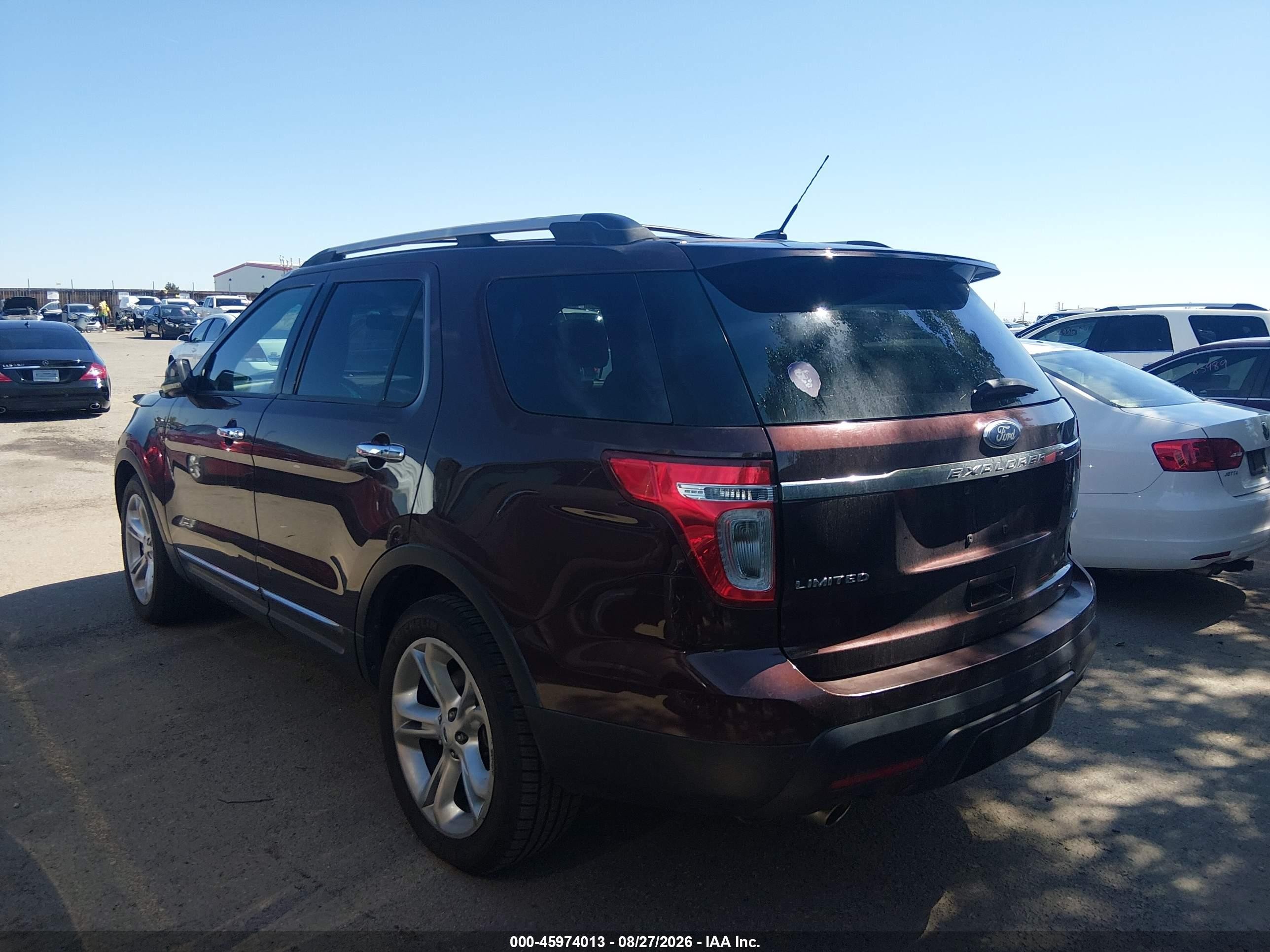 2012 Ford Explorer Limited Черный vin: 1FMHK8F80CGA08728