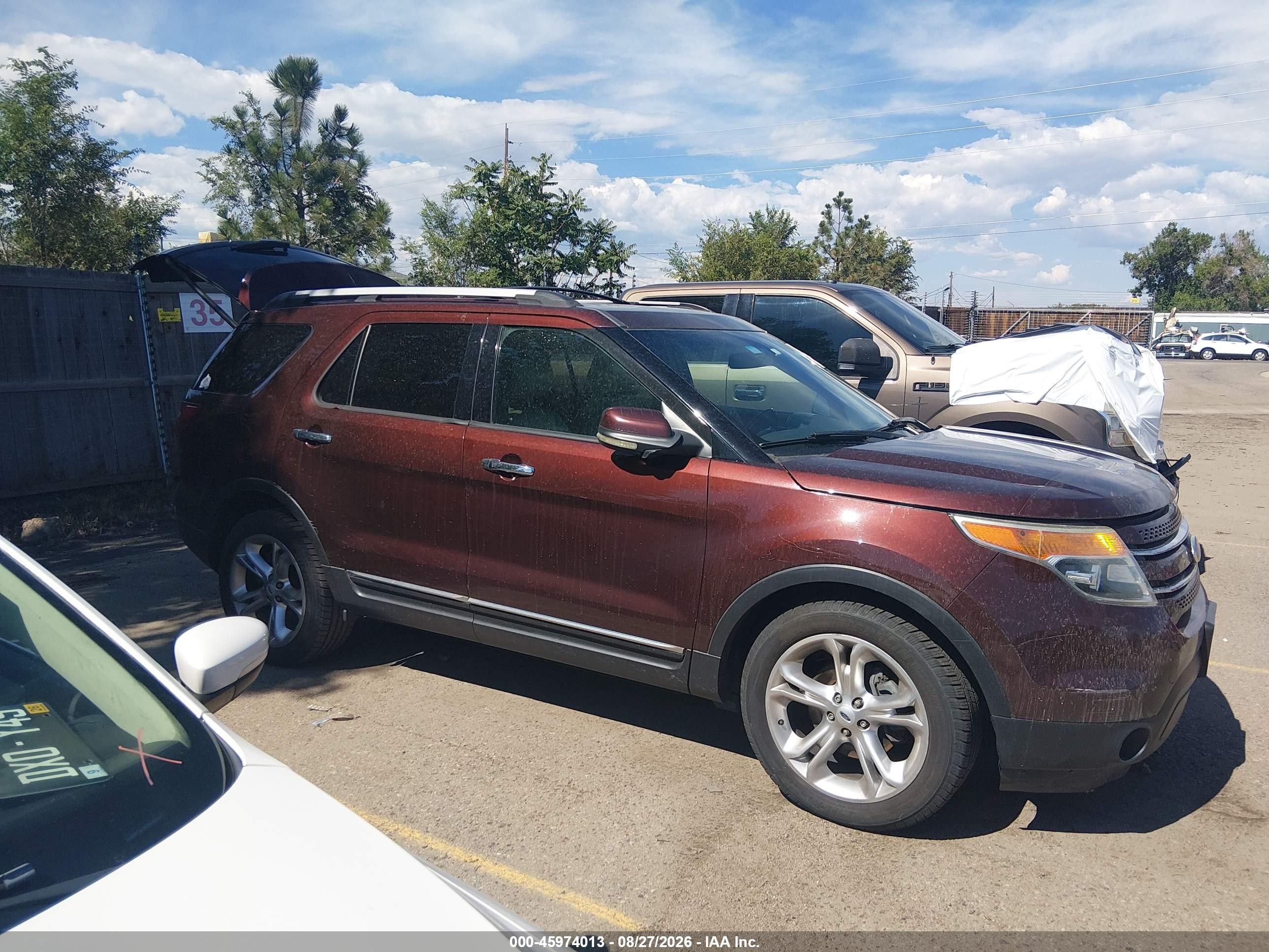 2012 Ford Explorer Limited Черный vin: 1FMHK8F80CGA08728