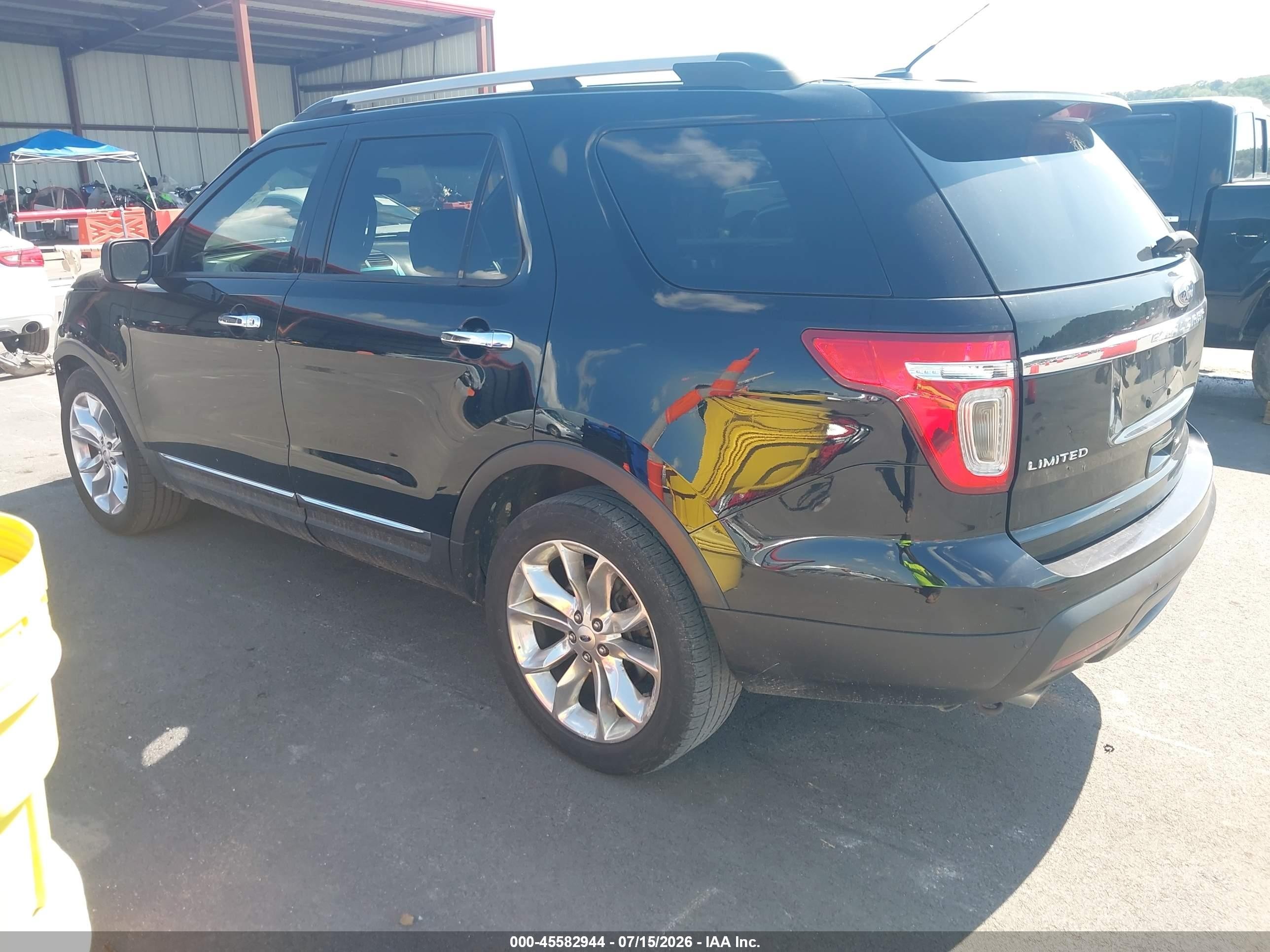 2012 Ford Explorer Limited Черный vin: 1FMHK8F81CGA44301