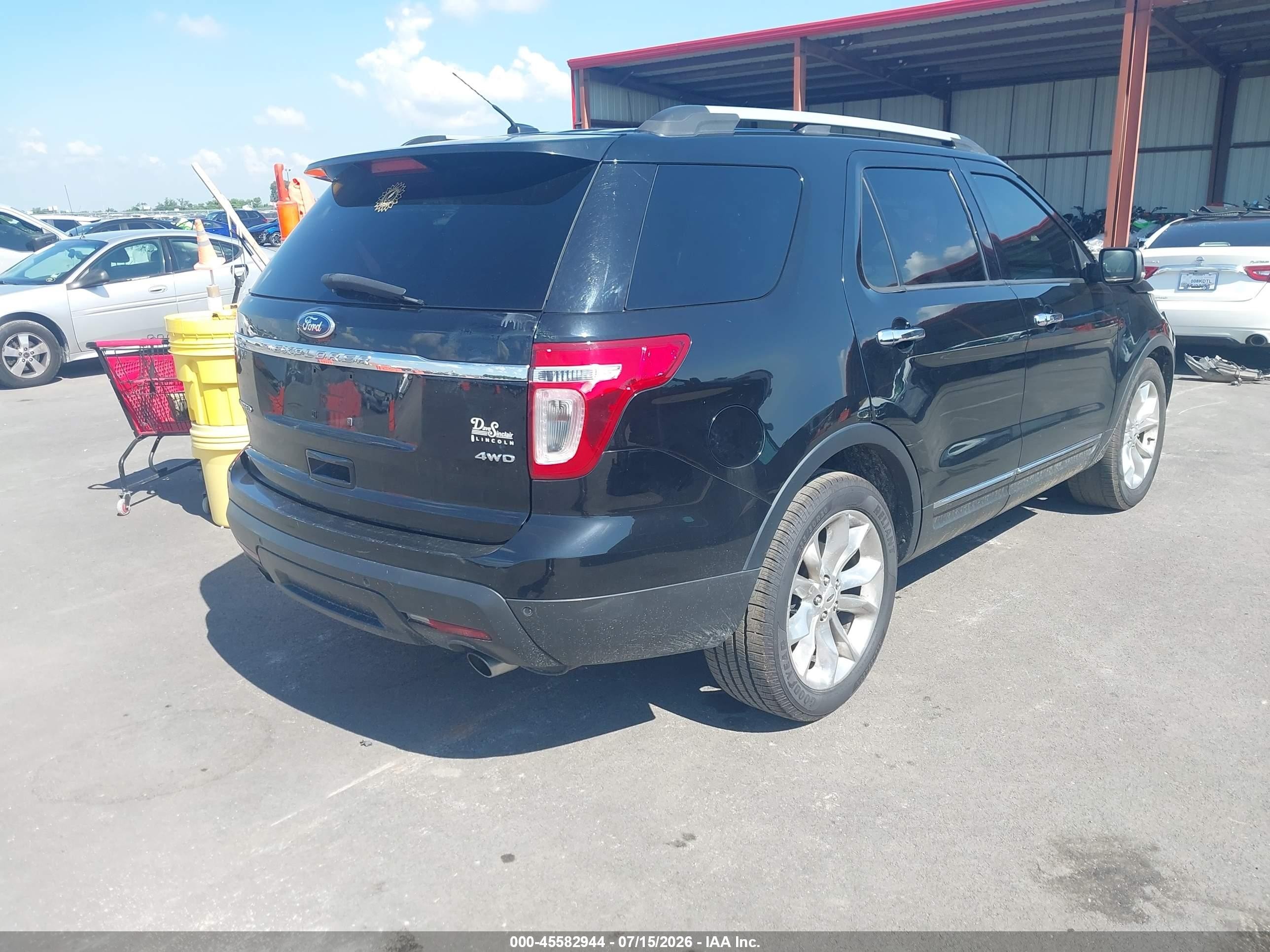 2012 Ford Explorer Limited Черный vin: 1FMHK8F81CGA44301